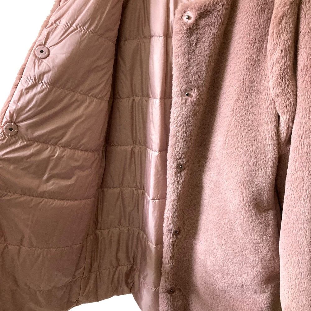Other Other MAX&Co. Eco Fur Reversible Collarless Coat Others Outerwear DUTY FREE for USA Size ONE SIZE - 5 Thumbnail