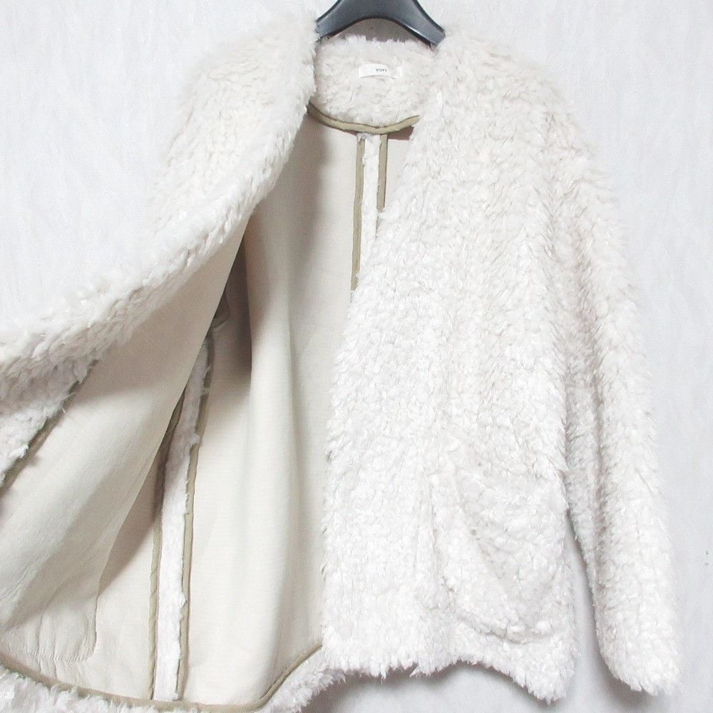 Other Other yori Poodle Boa Cardigan Jacket Others Outerwear YR1925-101AT DUTY FREE for USA Size ONE SIZE - 4 Thumbnail