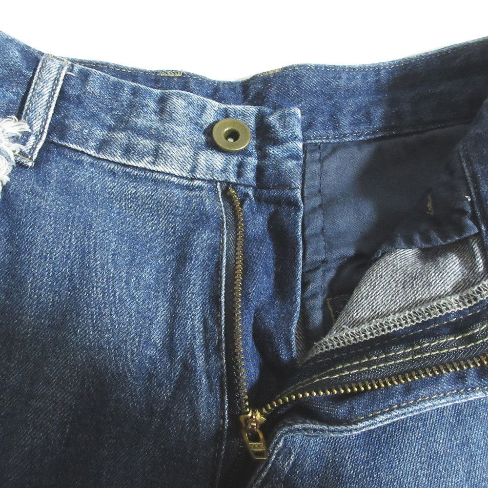 Other Other roughlow Fringe High Waist Cocoon Denim Pants Denim Jeans DUTY FREE for USA Size ONE SIZE - 5 Thumbnail