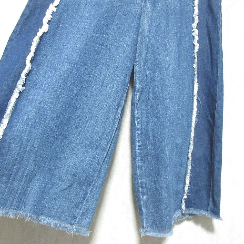 Other Other roughlow Fringe High Waist Cocoon Denim Pants Denim Jeans DUTY FREE for USA Size ONE SIZE - 4 Thumbnail