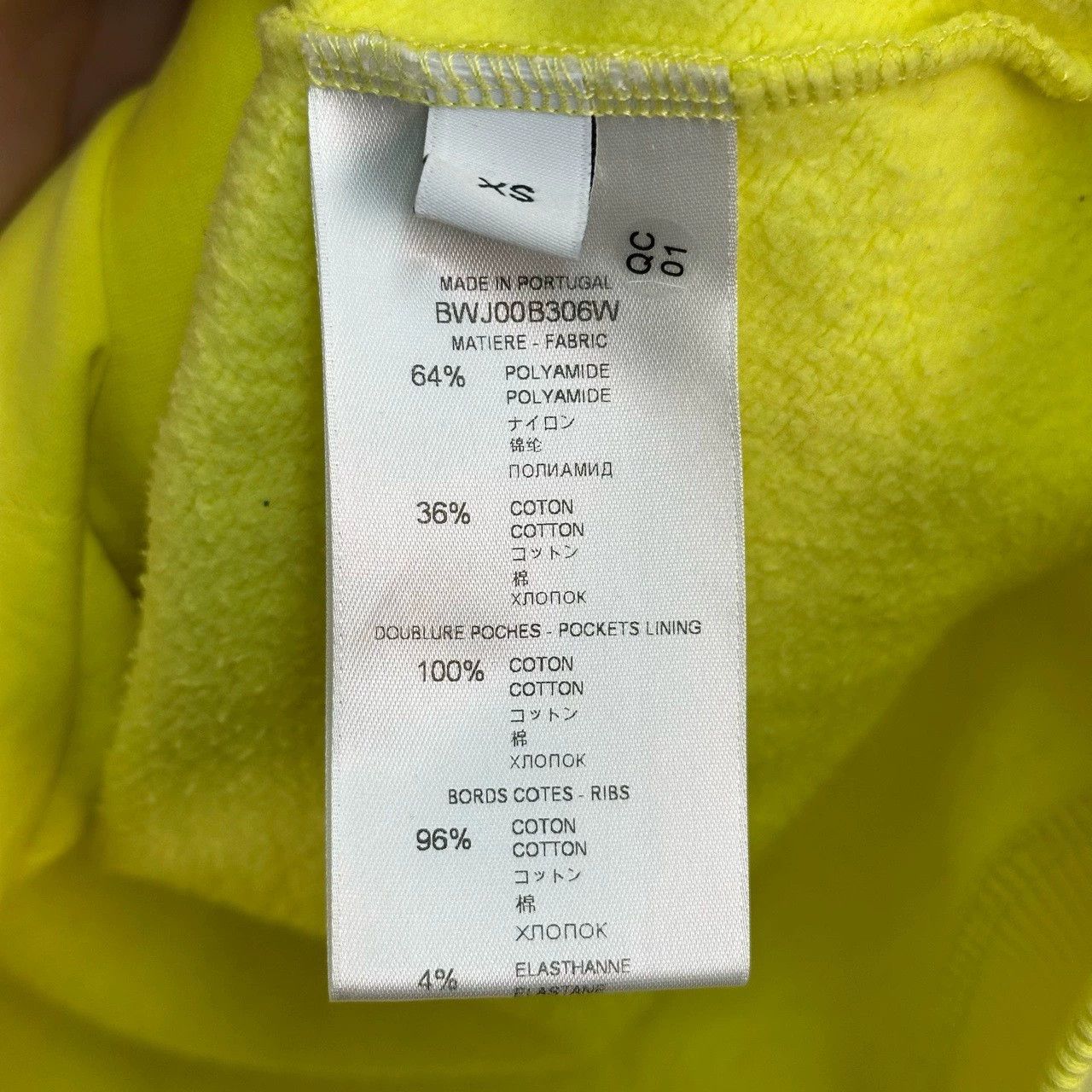 Givenchy givenchy embroidered logo hoodie in bright yellow Size XS / US 0-2 / IT 36-38 - 4 Thumbnail