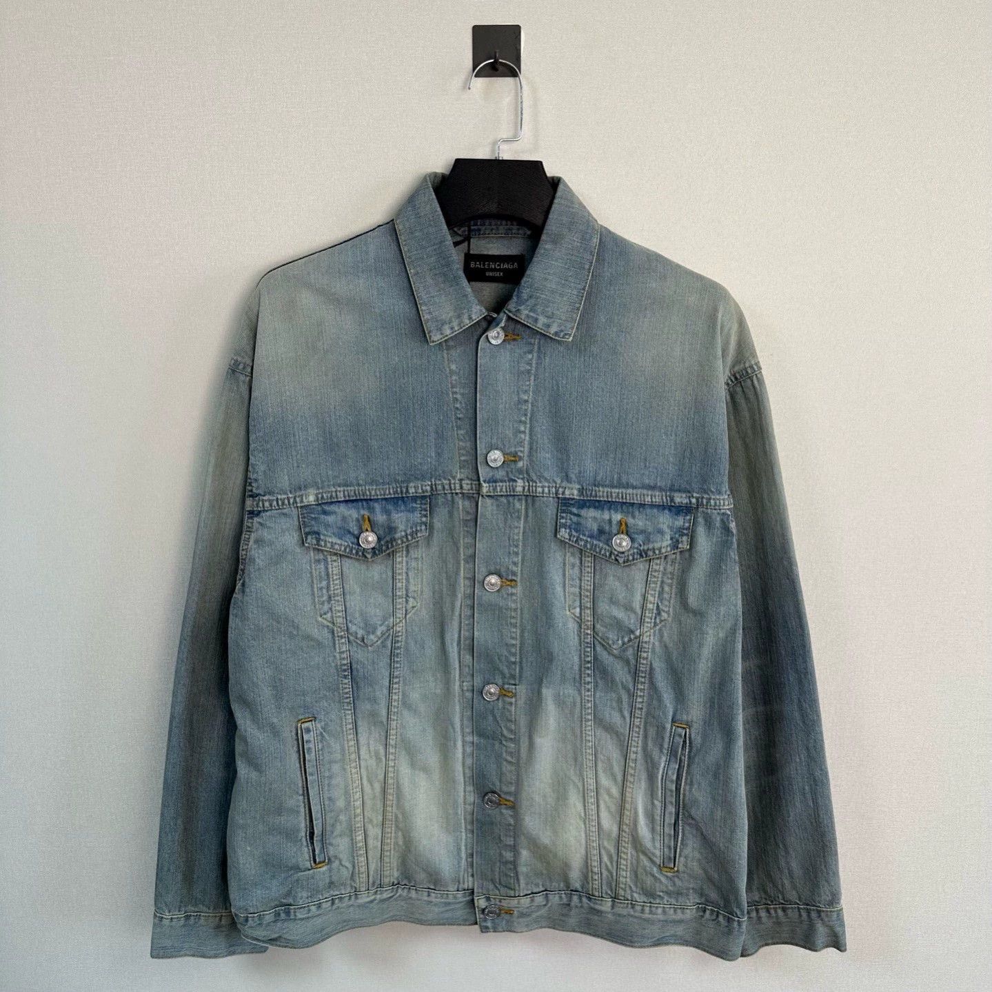 Balenciaga balenciaga sunset eiffel tower denim jacket Size US XS / EU 42 / 0 - 2 Thumbnail