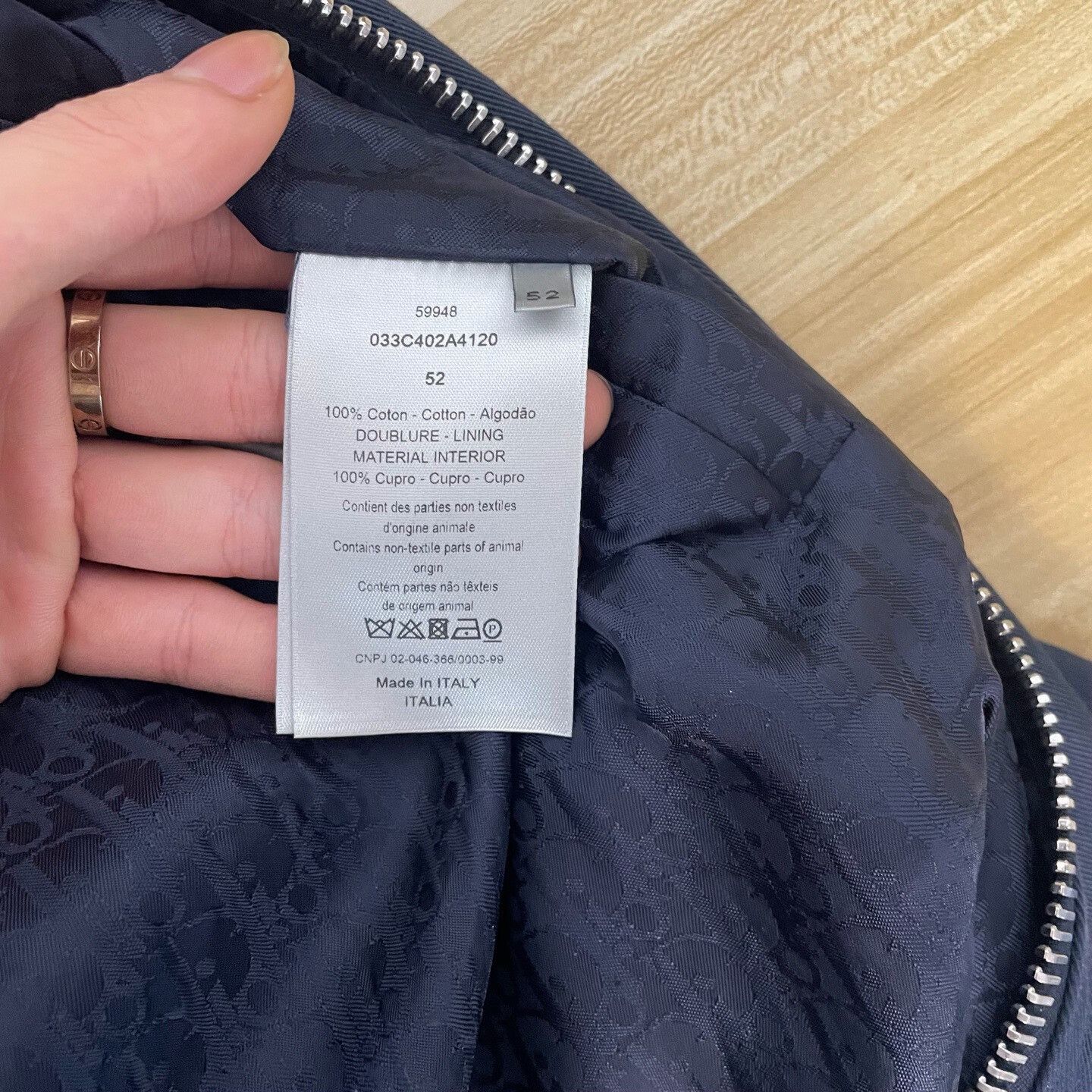 Dior Dior Air Jordan Embroidered Jacket Size 52 Size US L / EU 52-54 / 3 - 4 Thumbnail