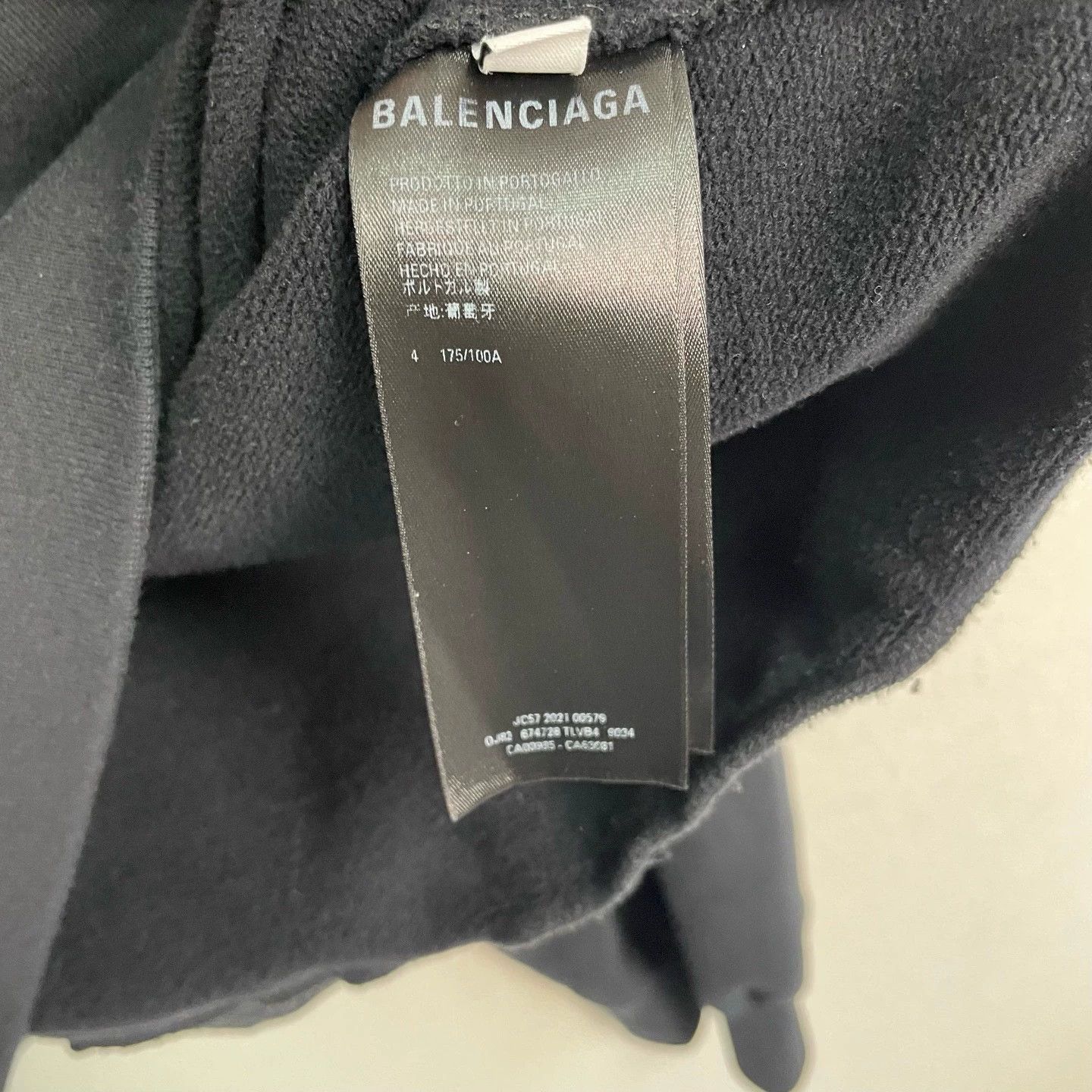 Balenciaga Balenciaga Embroidered Zip-Up Hoodie in Black Size US M / EU 48-50 / 2 - 4 Thumbnail