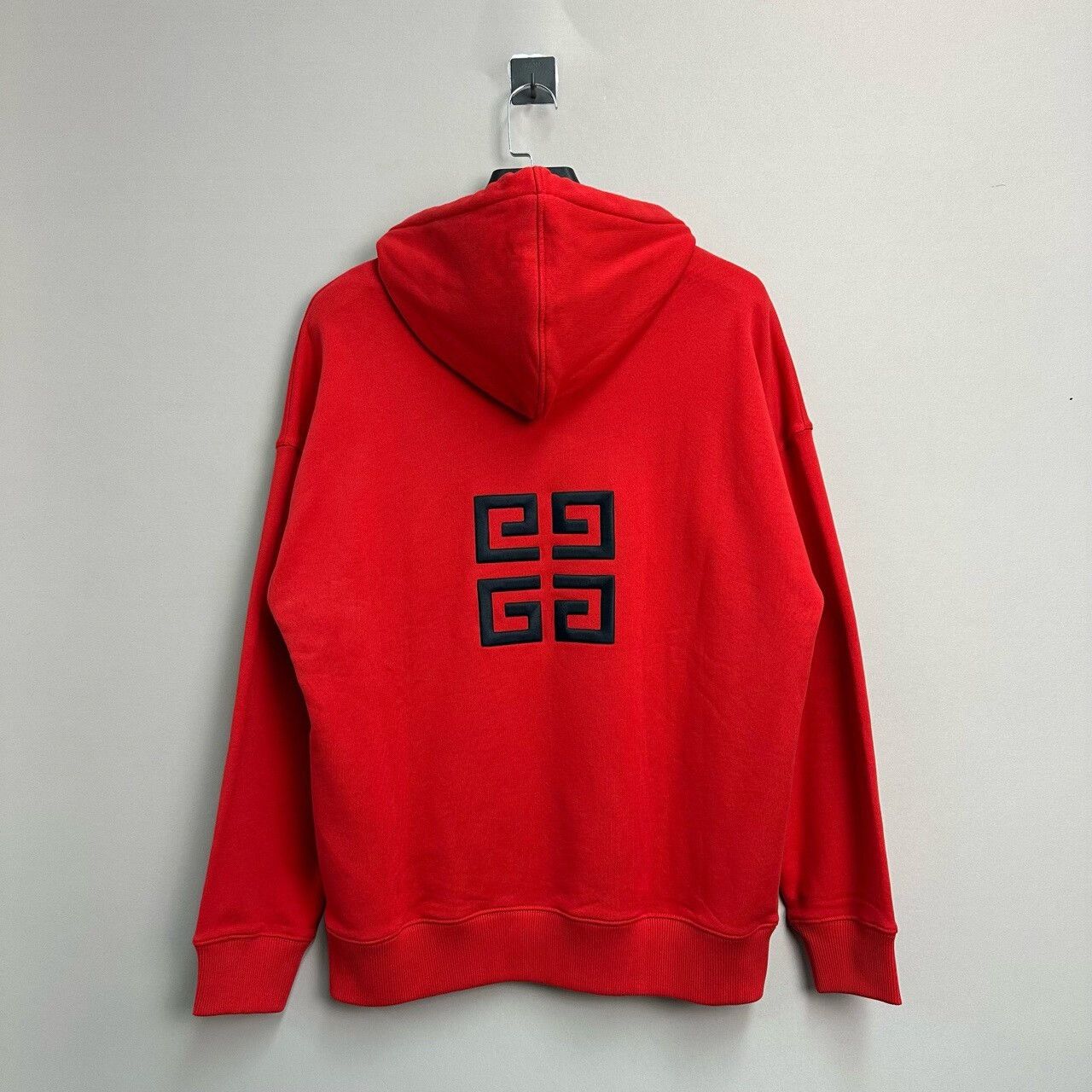 Givenchy givenchy red embroidered hoodie with tags Size US L / EU 52-54 / 3 - 2 Thumbnail