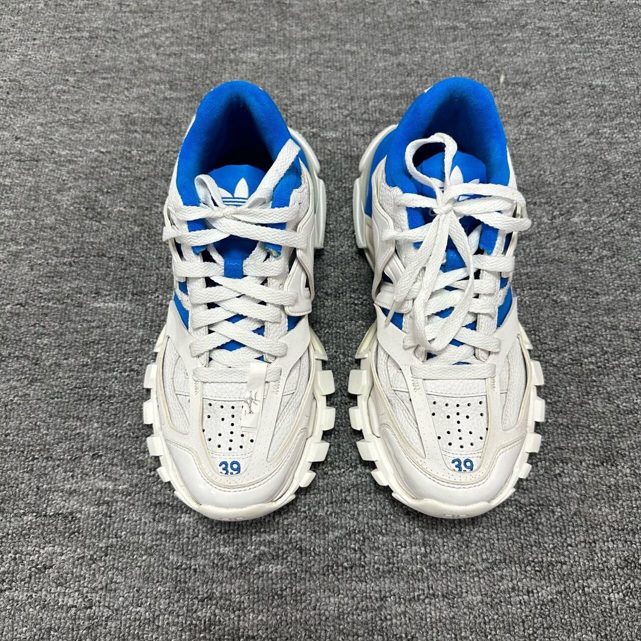 Balenciaga Balenciaga Track Sneakers Blue and White Size US 7.5 / EU 40-41 - 2 Thumbnail