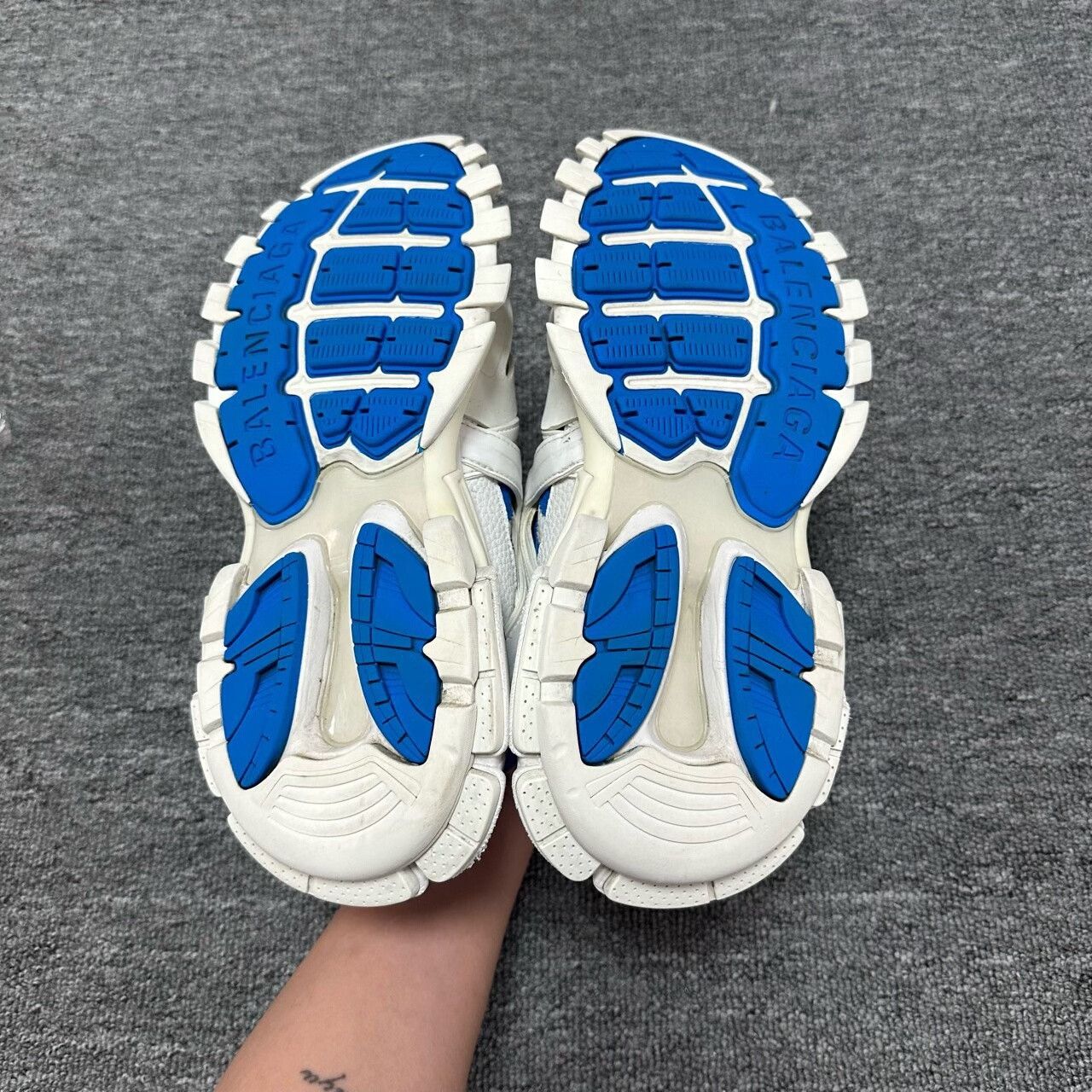 Balenciaga Balenciaga Track Sneakers Blue and White Size US 7.5 / EU 40-41 - 6 Thumbnail