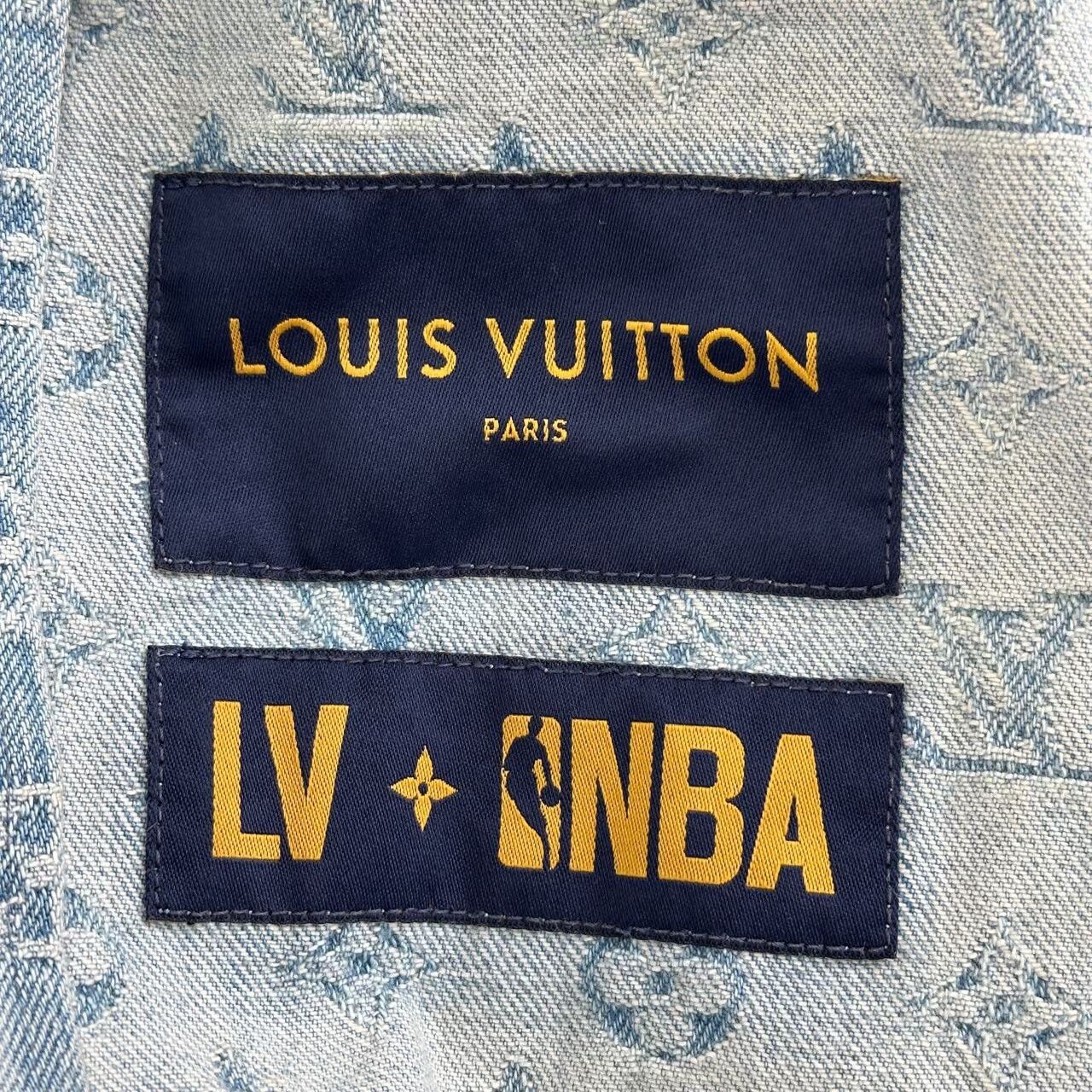 Louis Vuitton louis vuitton nba printed denim hoodie jacket Size US L / EU 52-54 / 3 - 3 Thumbnail