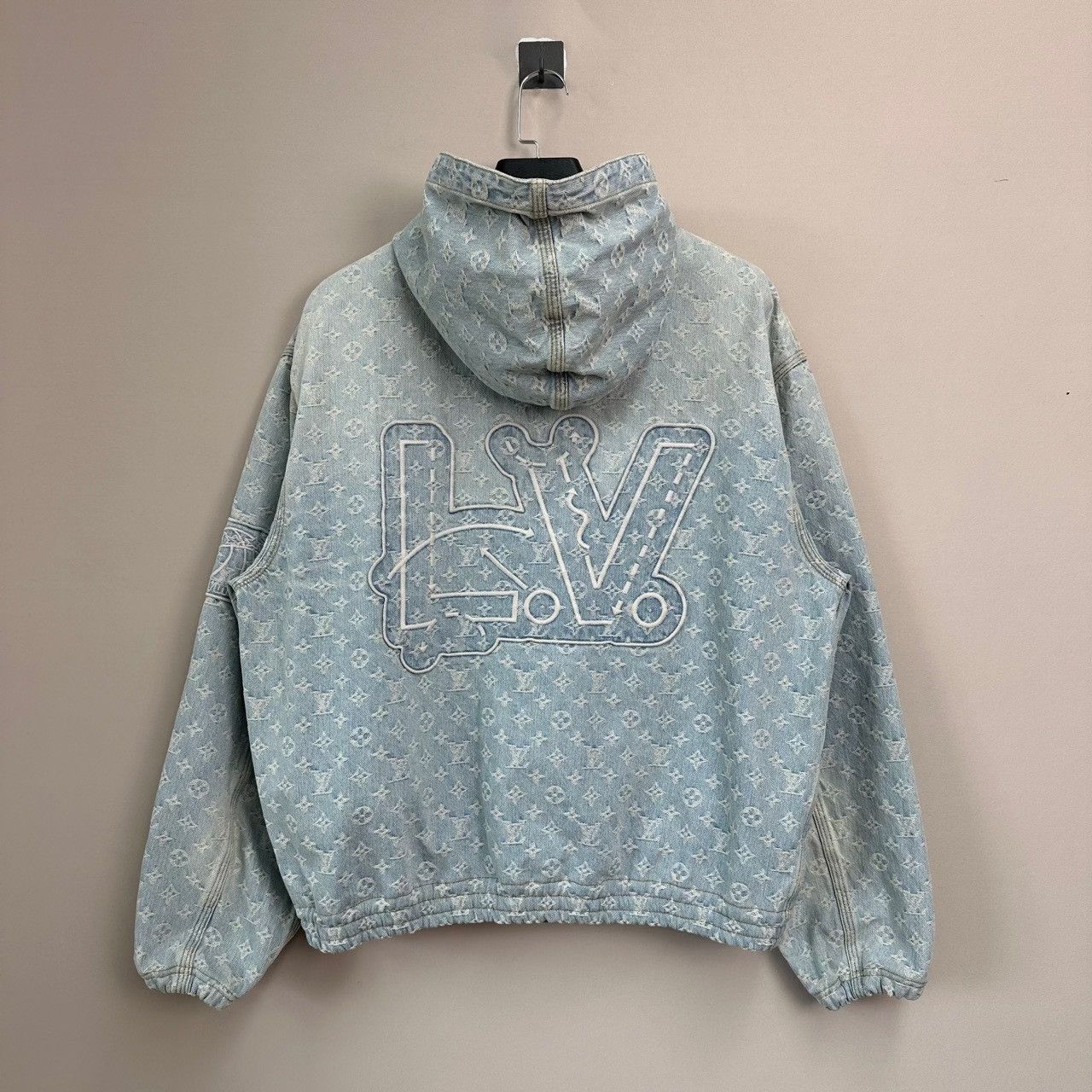 Louis Vuitton louis vuitton nba printed denim hoodie jacket Size US L / EU 52-54 / 3 - 2 Thumbnail