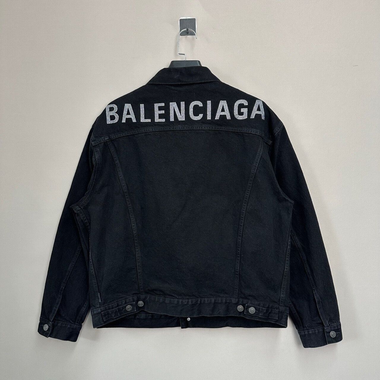 Balenciaga new balenciaga rhinestone denim jacket Size XS / US 0-2 / IT 36-38 - 2 Thumbnail