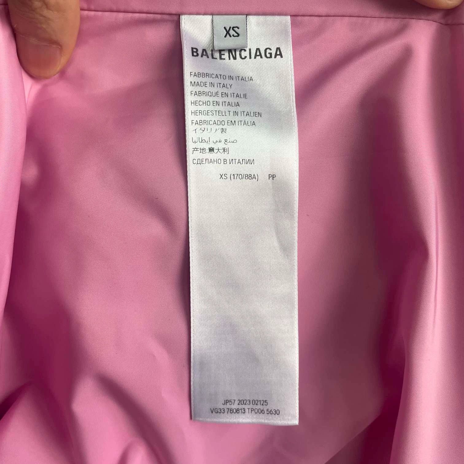 Balenciaga balenciaga collaboration zip-up jacket in pink Size US XS / EU 42 / 0 - 4 Thumbnail