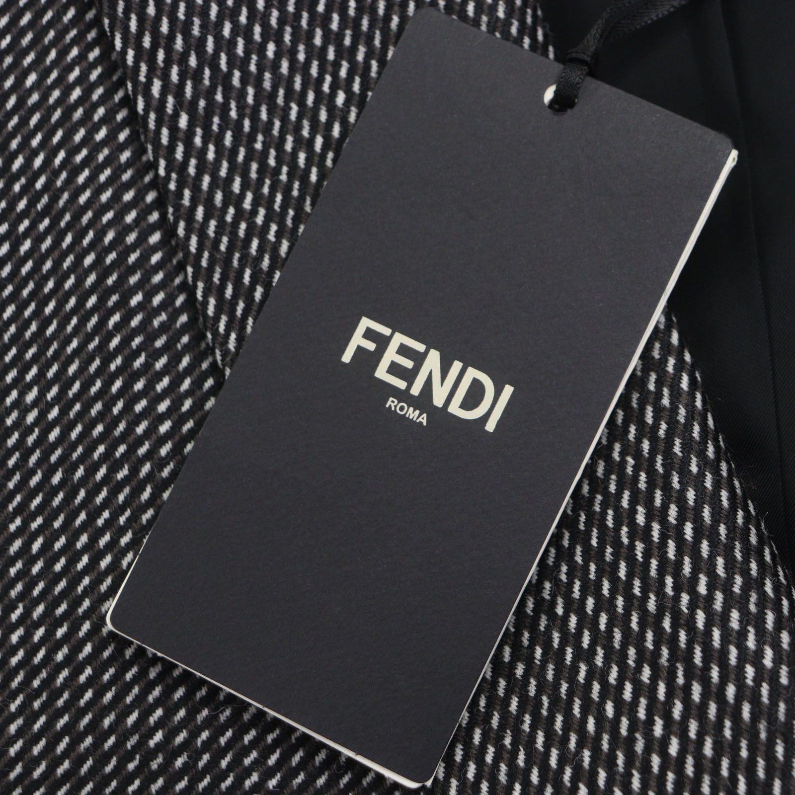 Fendi Fendi Fendi Chester Wool Coat Leather Outerwear FF0289 DUTY FREE for USA Size ONE SIZE - 12 Thumbnail