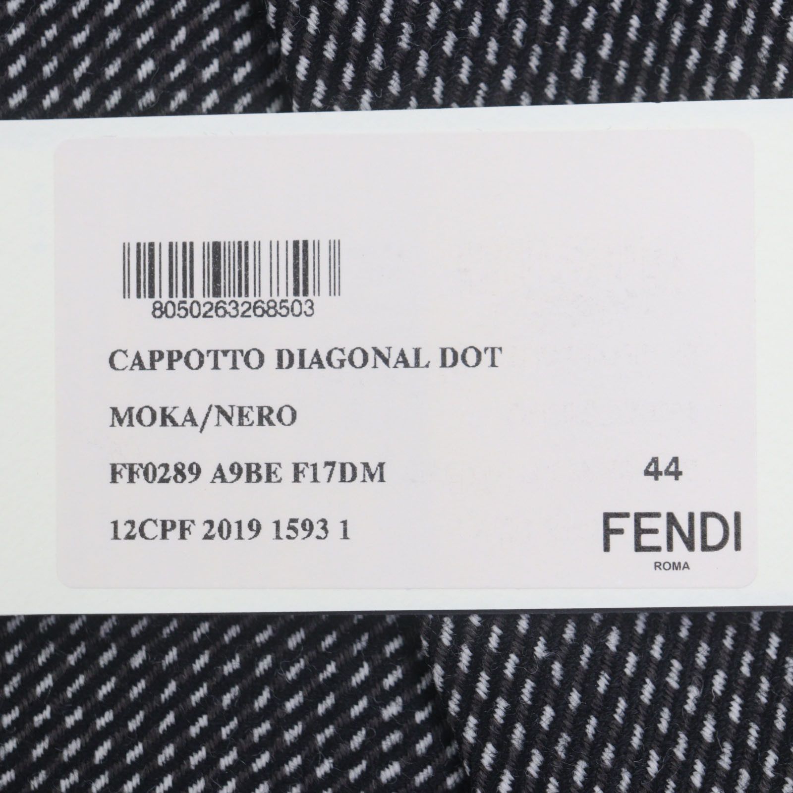 Fendi Fendi Fendi Chester Wool Coat Leather Outerwear FF0289 DUTY FREE for USA Size ONE SIZE - 13 Thumbnail