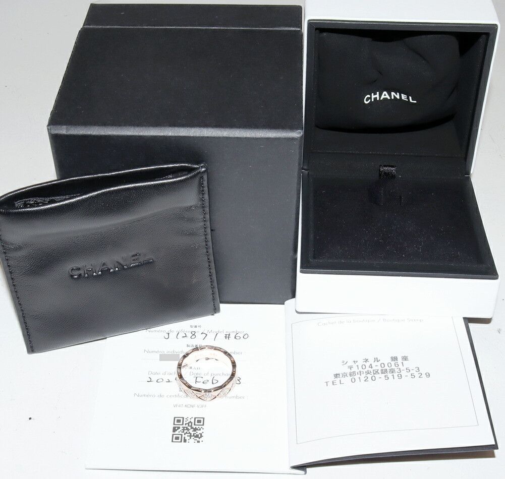 Chanel Chanel Chanel Coco Crush Au750 Ring Leather Ring J12871 DUTY FREE for USA Size ONE SIZE - 3 Thumbnail
