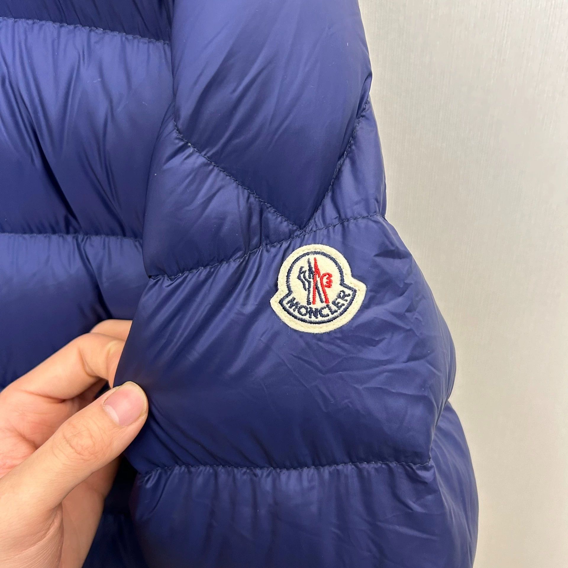 Moncler moncler blue down jacket with rare large size Size US XXL / EU 58 / 5 - 3 Thumbnail