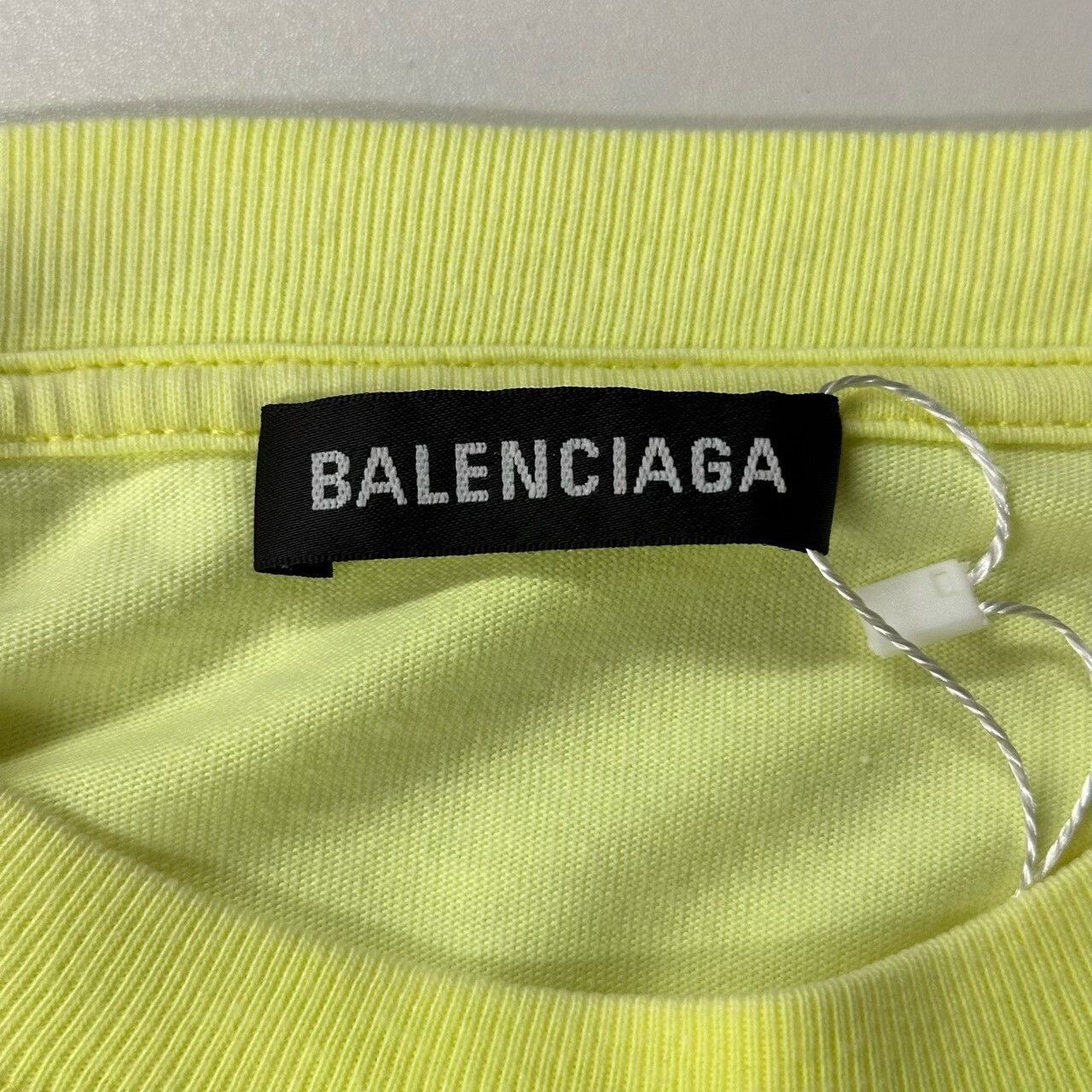 Balenciaga balenciaga fluorescent yellow short sleeve t-shirt Size US XXS / EU 40 - 3 Thumbnail