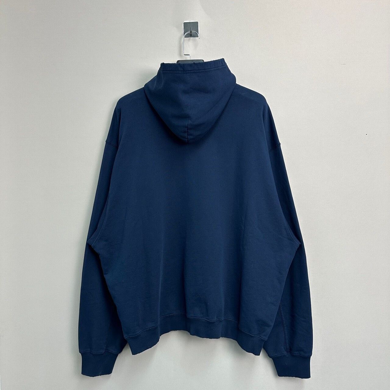 Balenciaga balenciaga new letter hoodie in dark blue Size US M / EU 48-50 / 2 - 2 Thumbnail
