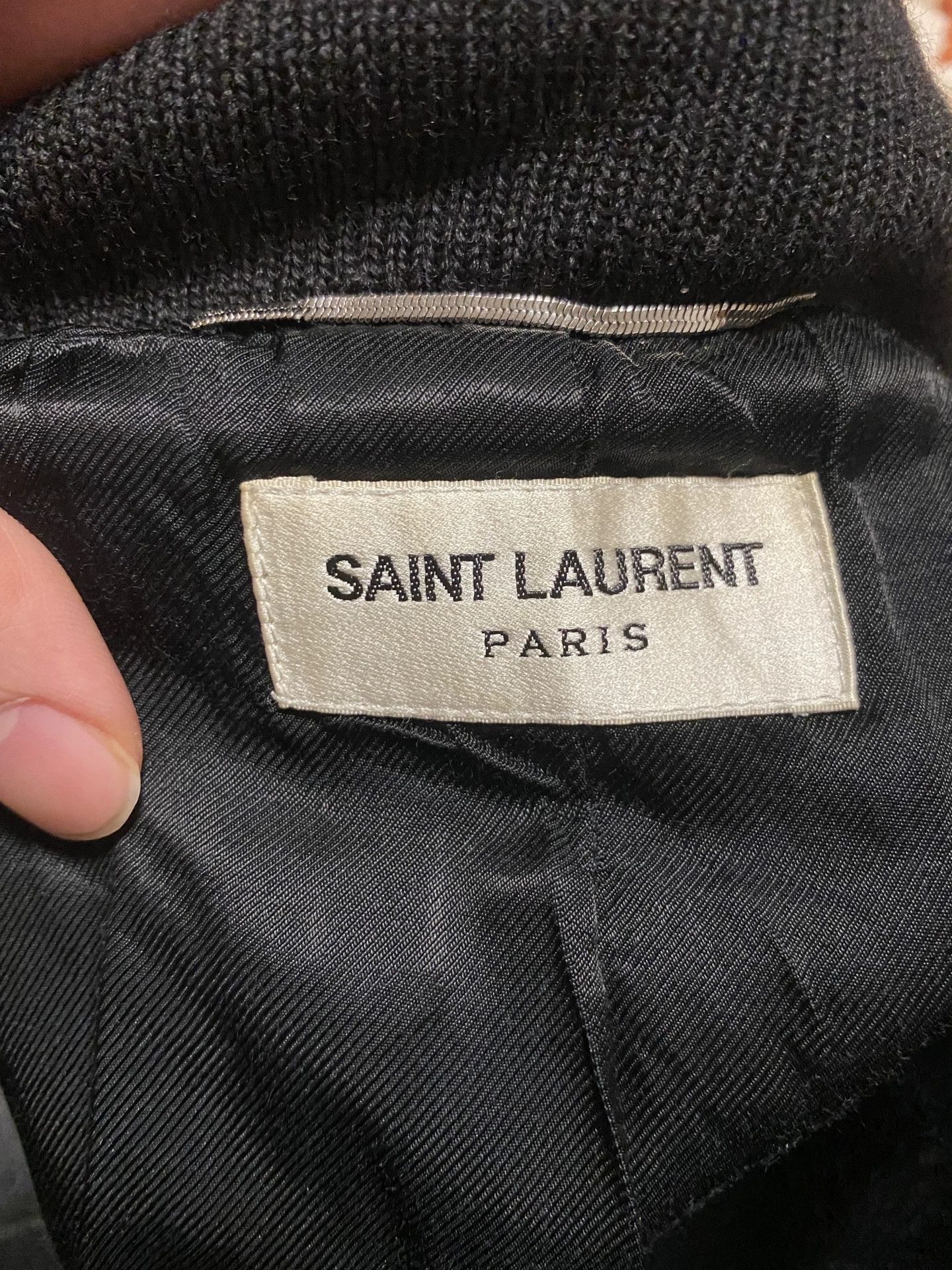 Saint Laurent Paris saint laurent black and white baseball jacket Size US L / EU 52-54 / 3 - 3 Thumbnail