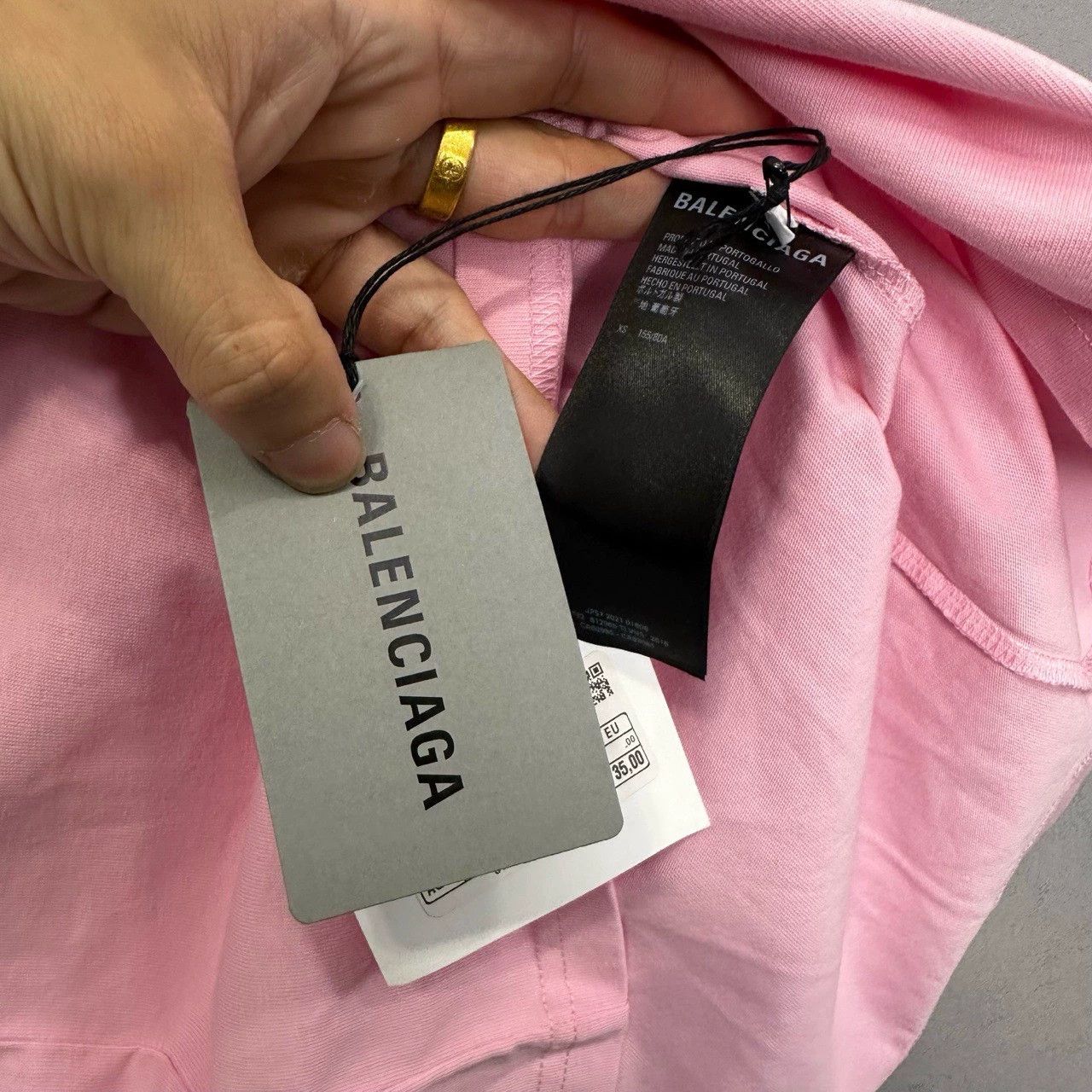 Balenciaga balenciaga pink london short sleeve t-shirt Size XS / US 0-2 / IT 36-38 - 4 Thumbnail