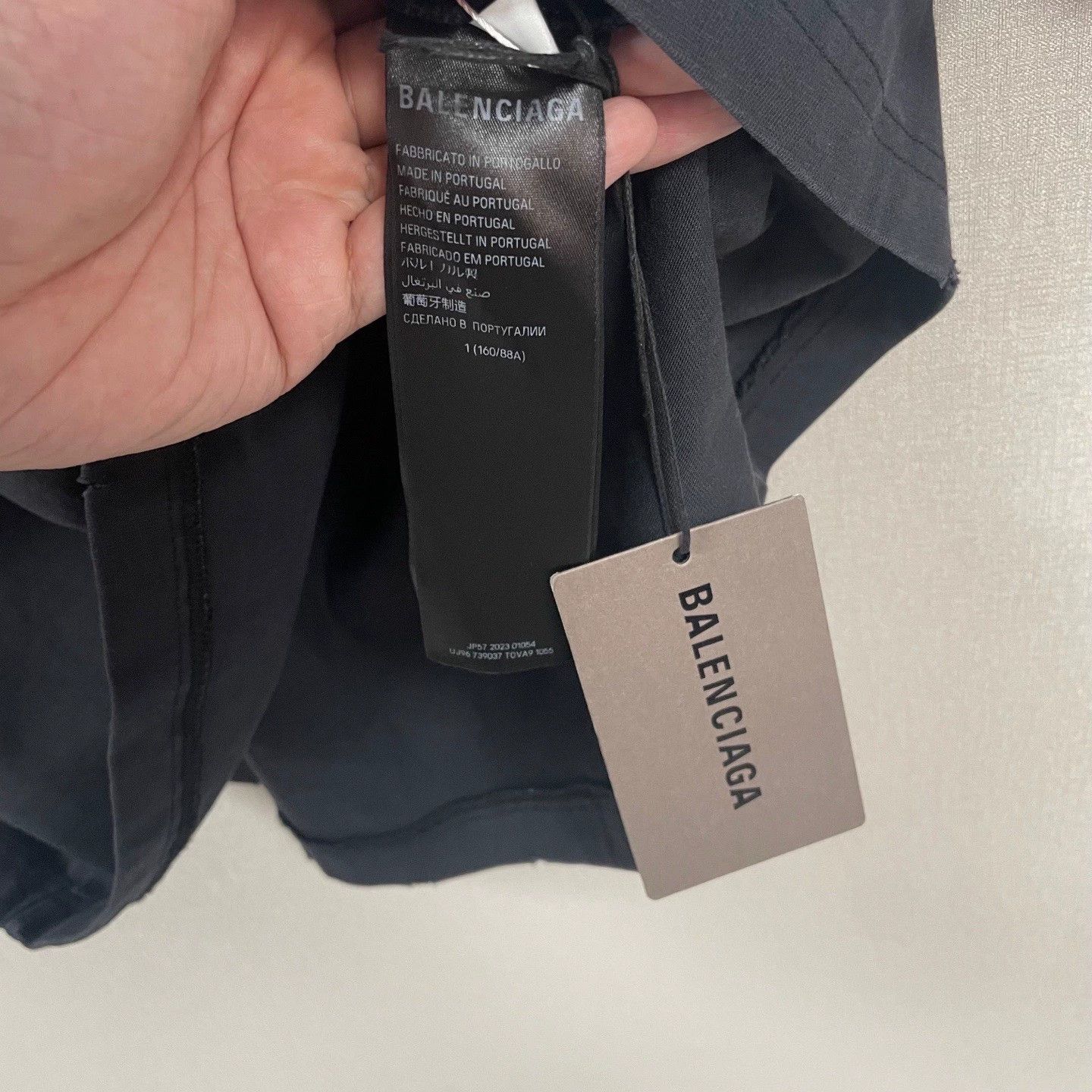 Balenciaga balenciaga new washed logo short sleeve shirt Size US L / EU 52-54 / 3 - 4 Thumbnail