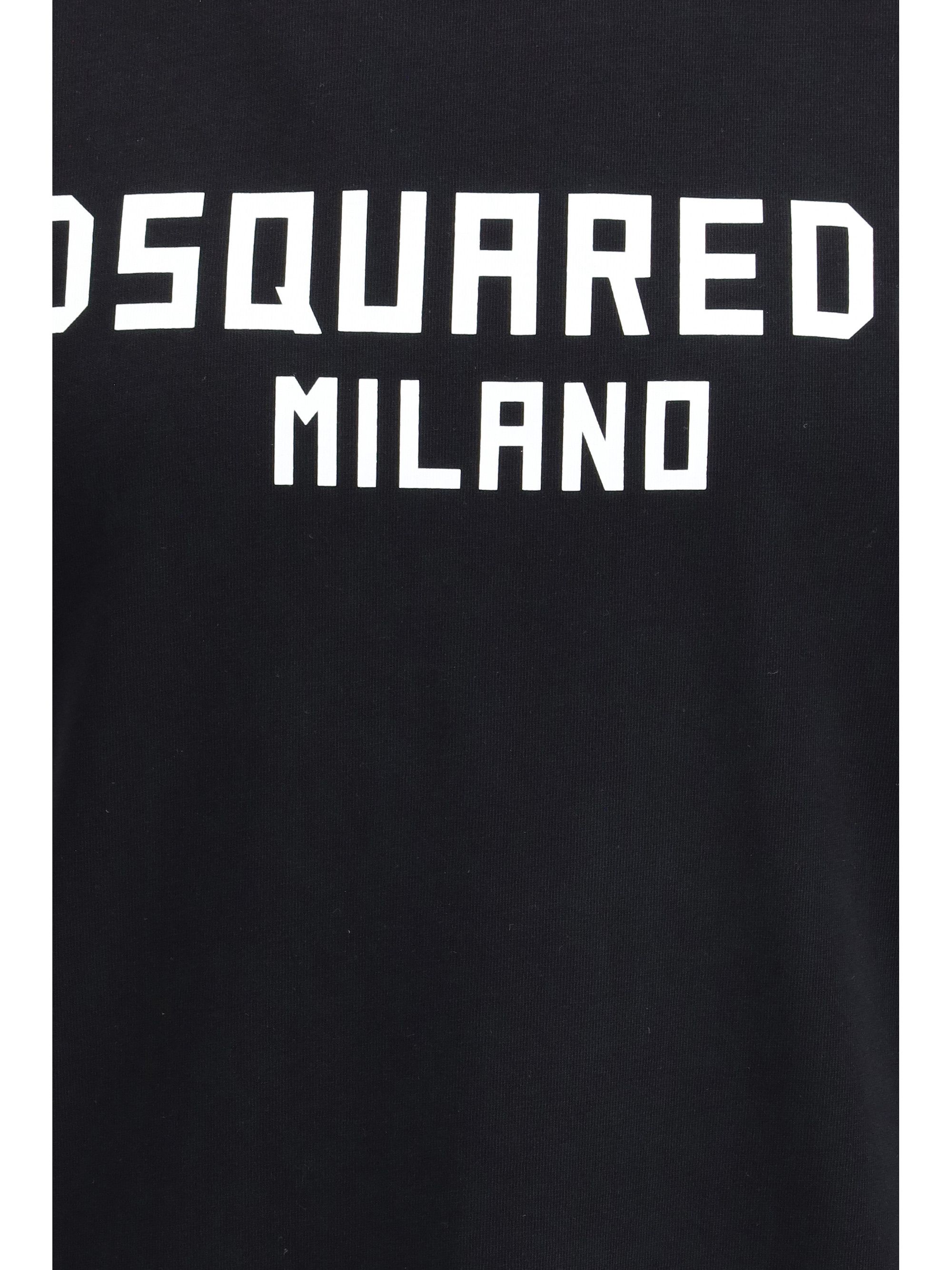 Dsquared2 T-shirt with “Dsquared2 Milano” logo printed Size US L / EU 52-54 / 3 - 3 Thumbnail