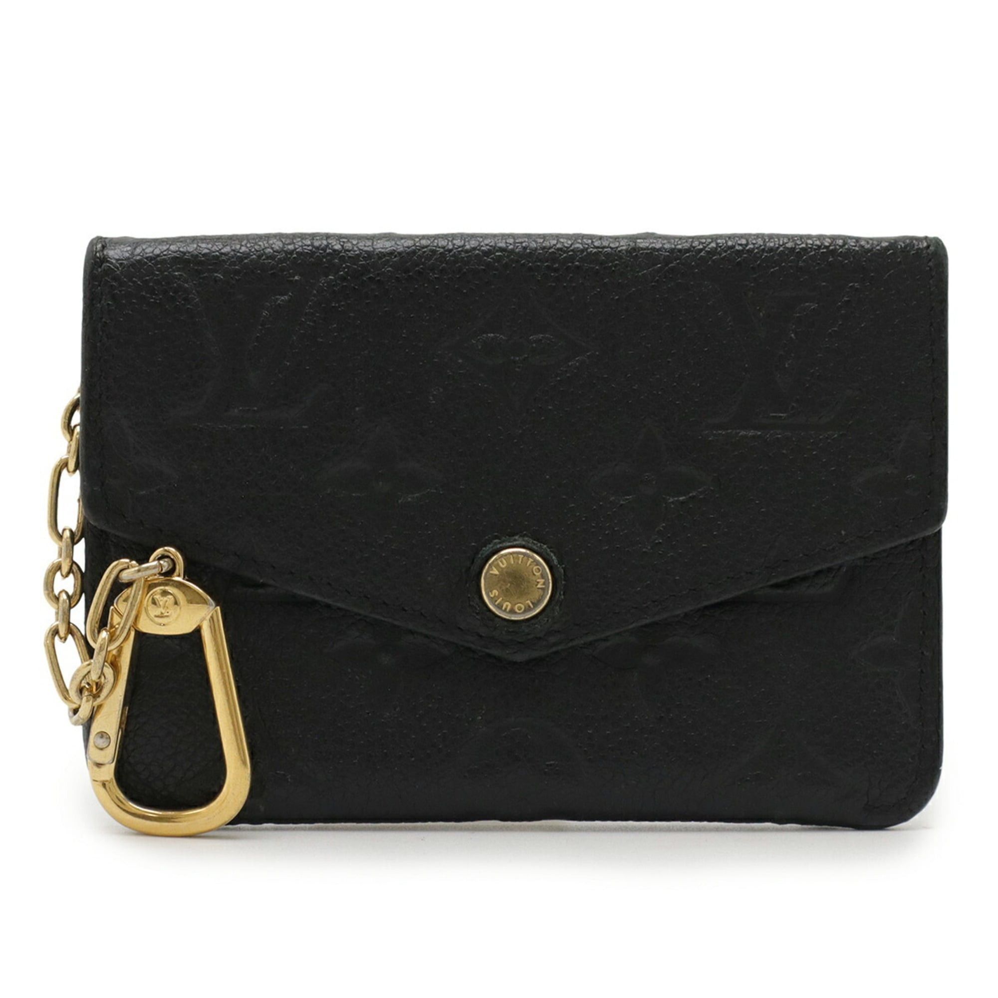 Louis Vuitton LOUIS VUITTON Monogram Empreinte Pochette Clé Coin Case Wallet Purse Noir Black M60633 Size ONE SIZE - 2 Thumbnail