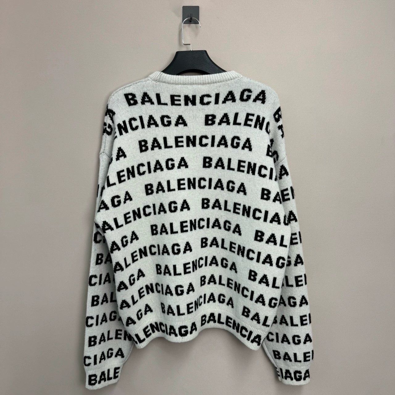 Balenciaga balenciaga all-over logo knit sweater size S Size US S / EU 44-46 / 1 - 2 Thumbnail