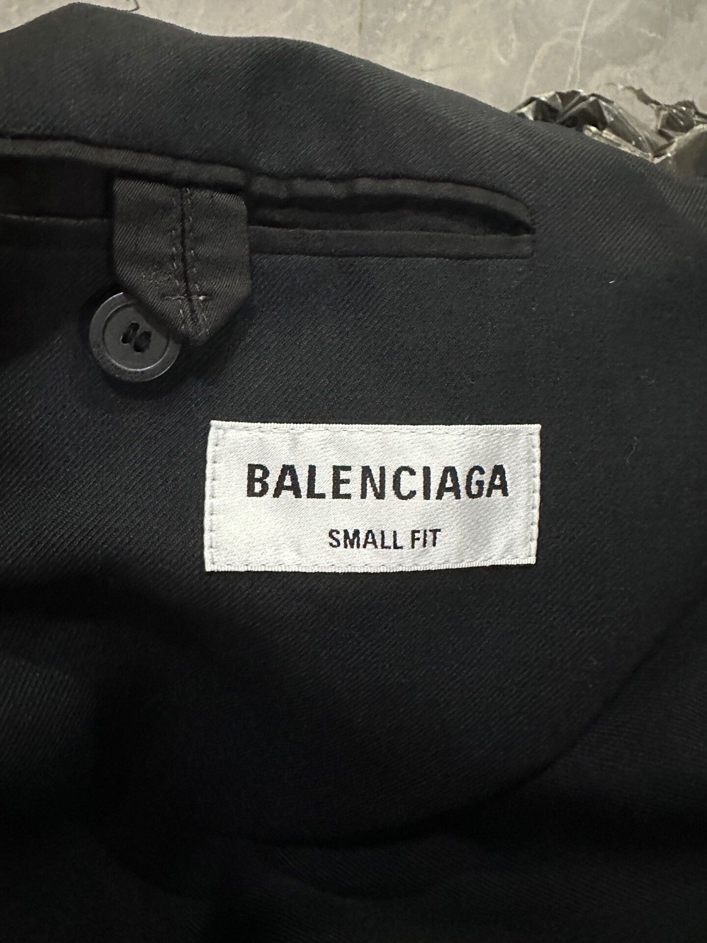 Balenciaga balenciaga black blazer with logo design Size US XS / EU 42 / 0 - 3 Thumbnail