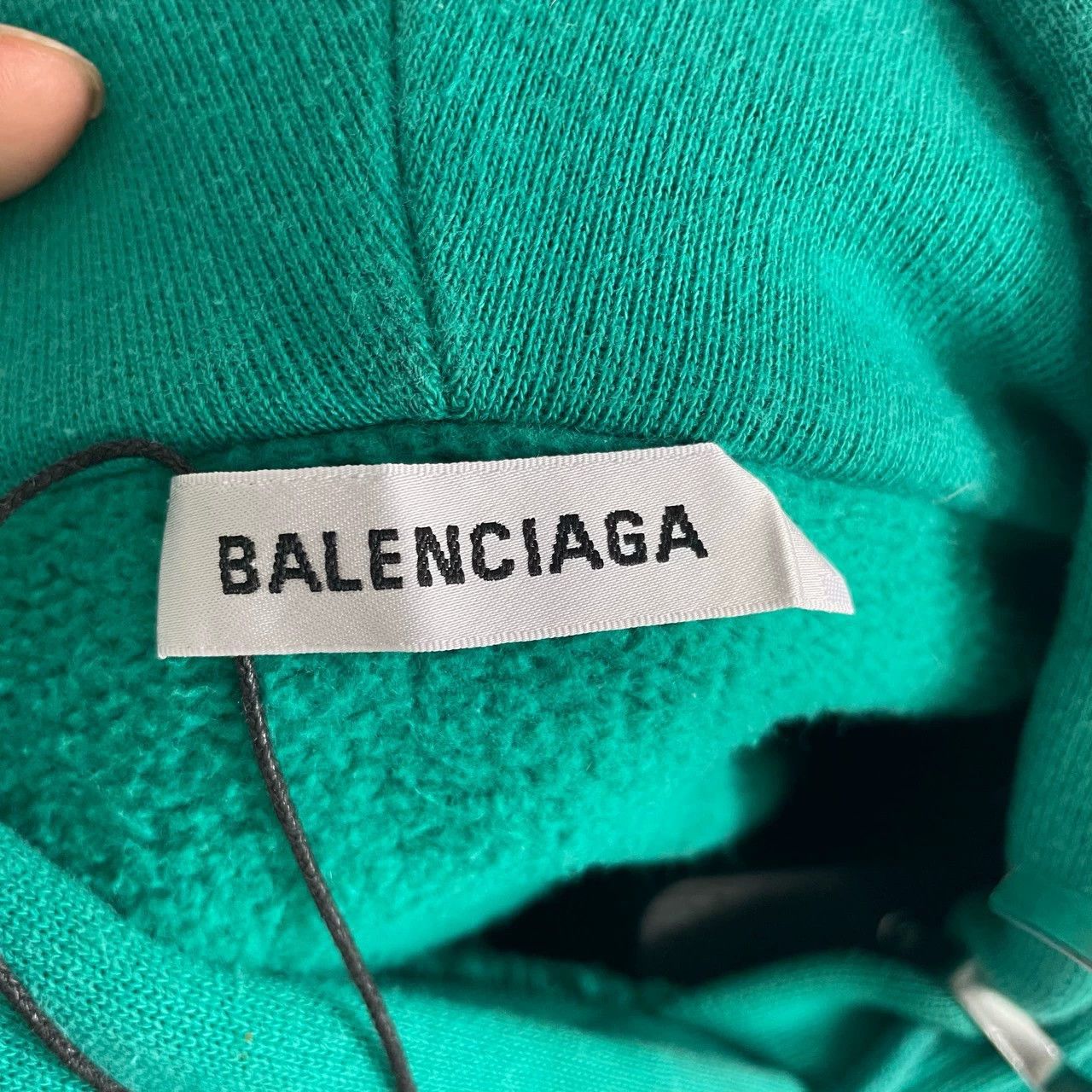 Balenciaga balenciaga teal green oversized hoodie Size US M / EU 48-50 / 2 - 3 Thumbnail