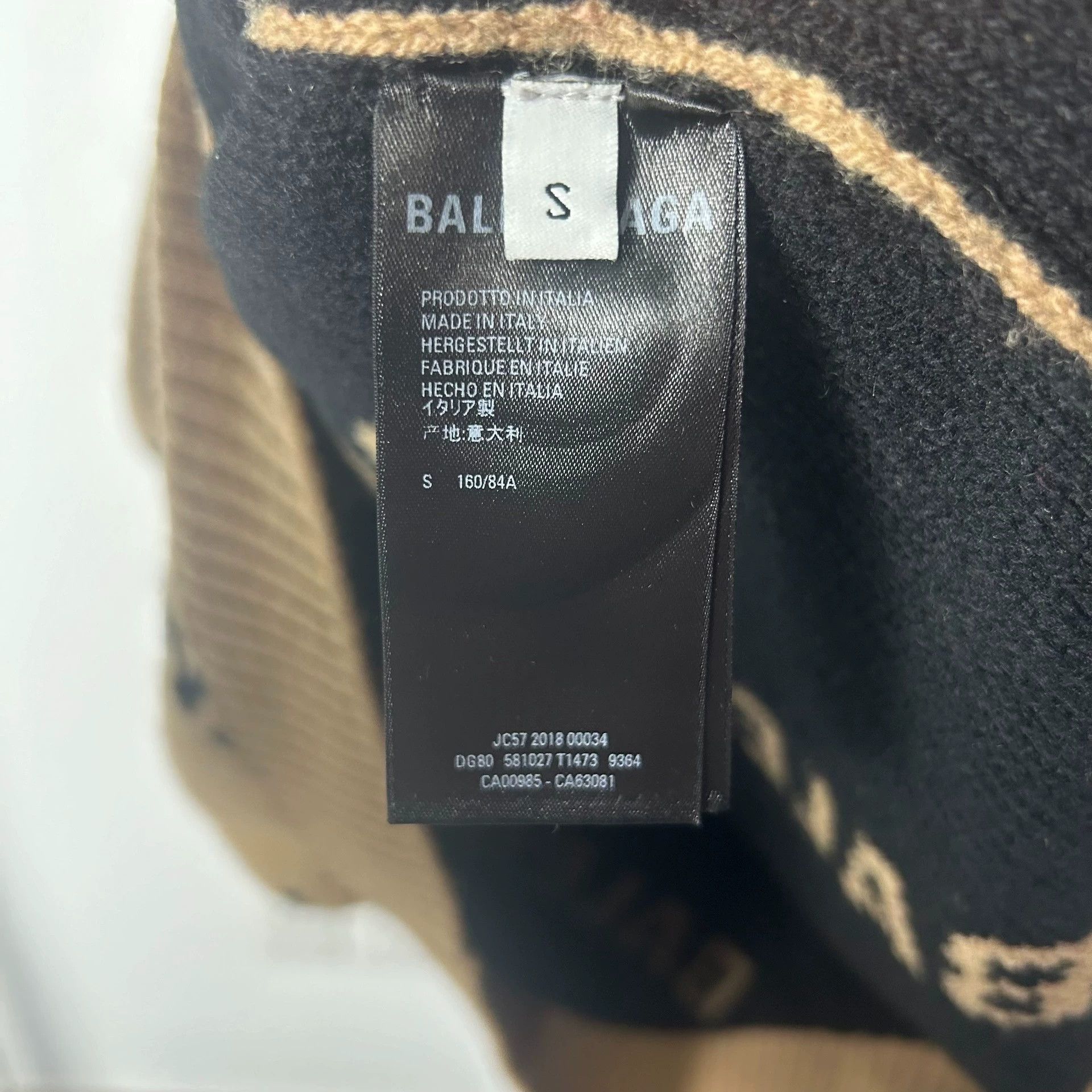 Balenciaga balenciaga khaki logo knit sweater size s Size US S / EU 44-46 / 1 - 3 Thumbnail