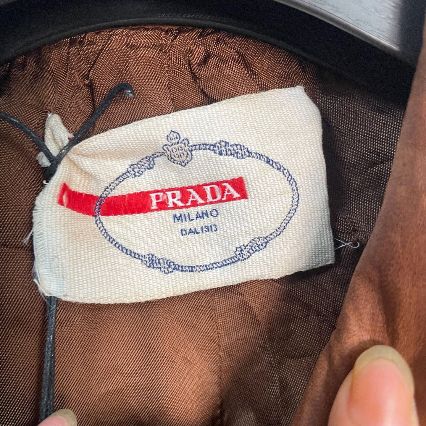Prada prada classic motorcycle leather jacket in brown Size US L / EU 52-54 / 3 - 3 Thumbnail