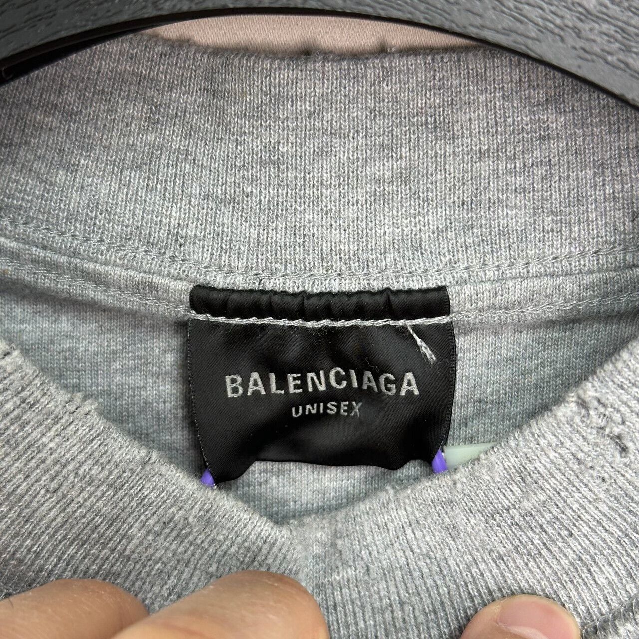 Balenciaga balenciaga gray graphic short sleeve t-shirt Size US L / EU 52-54 / 3 - 3 Thumbnail
