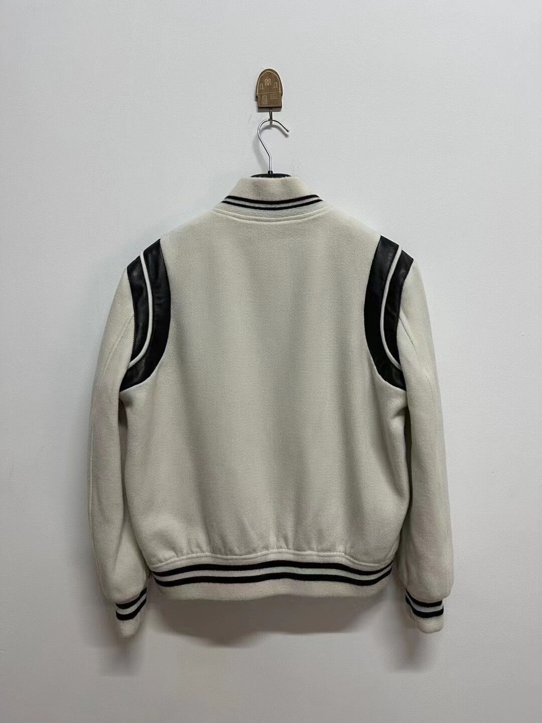 Saint Laurent Paris saint laurent black and white baseball jacket Size US L / EU 52-54 / 3 - 2 Thumbnail