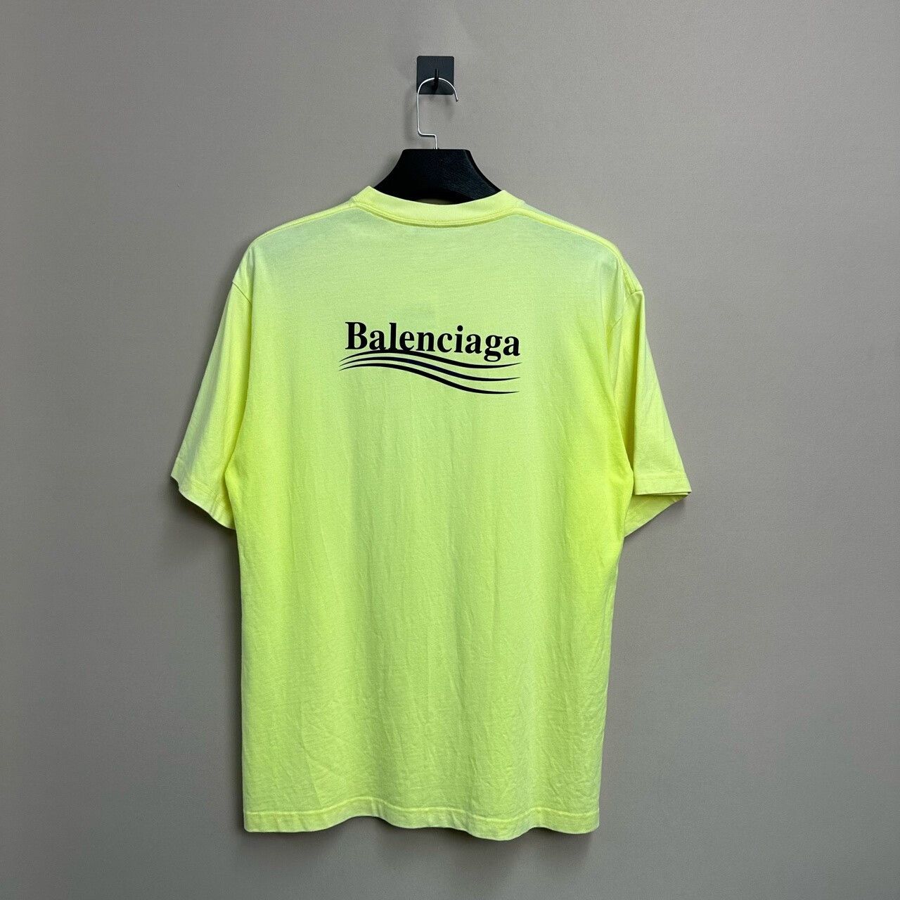 Balenciaga Balenciaga Fluorescent Yellow Short Sleeve Top Size XXS / US 00 / IT 34 - 2 Thumbnail