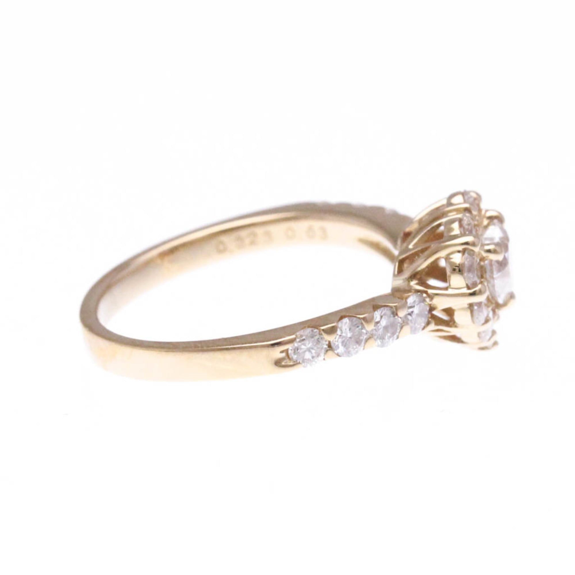 Other Ponte Vecchio Heart Diamond Ring D 0.323/0.63 White Gold (18K) Fashion Diamond Band Ring Silver Size ONE SIZE - 4 Thumbnail