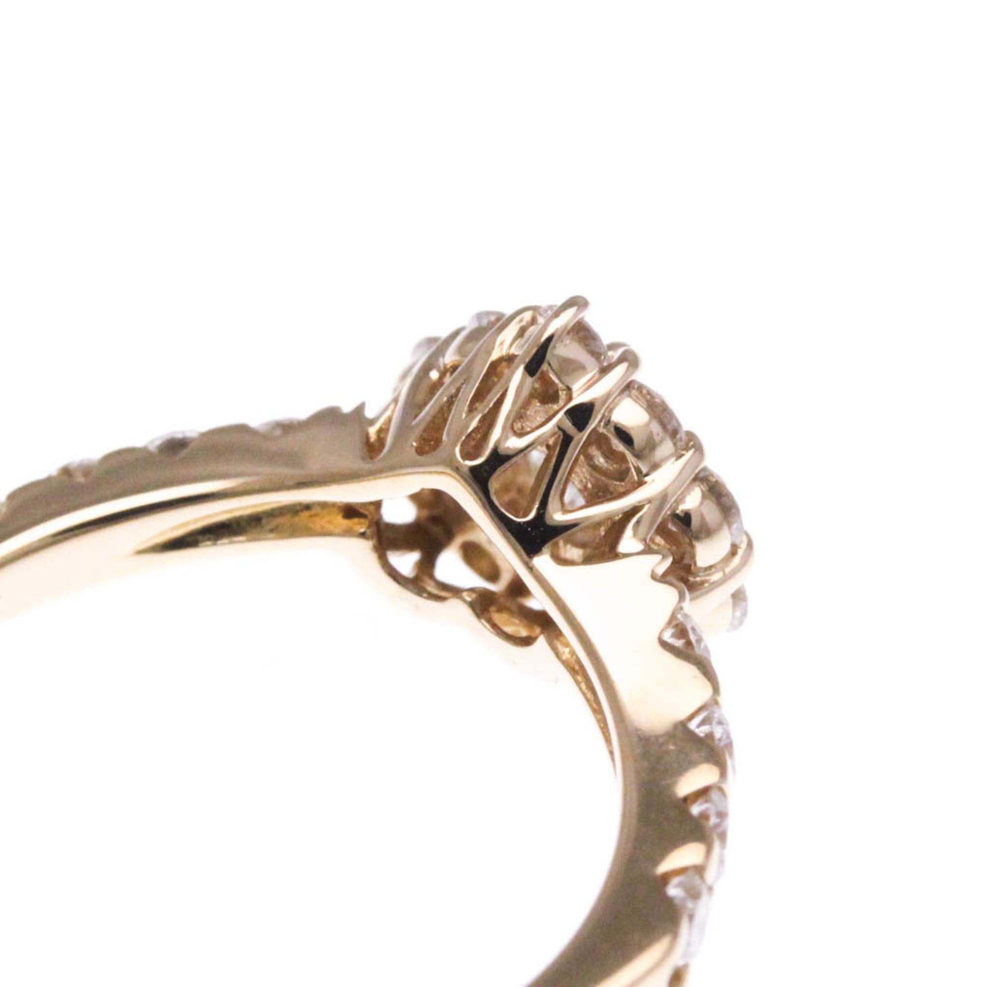 Other Ponte Vecchio Heart Diamond Ring D 0.323/0.63 White Gold (18K) Fashion Diamond Band Ring Silver Size ONE SIZE - 9 Thumbnail