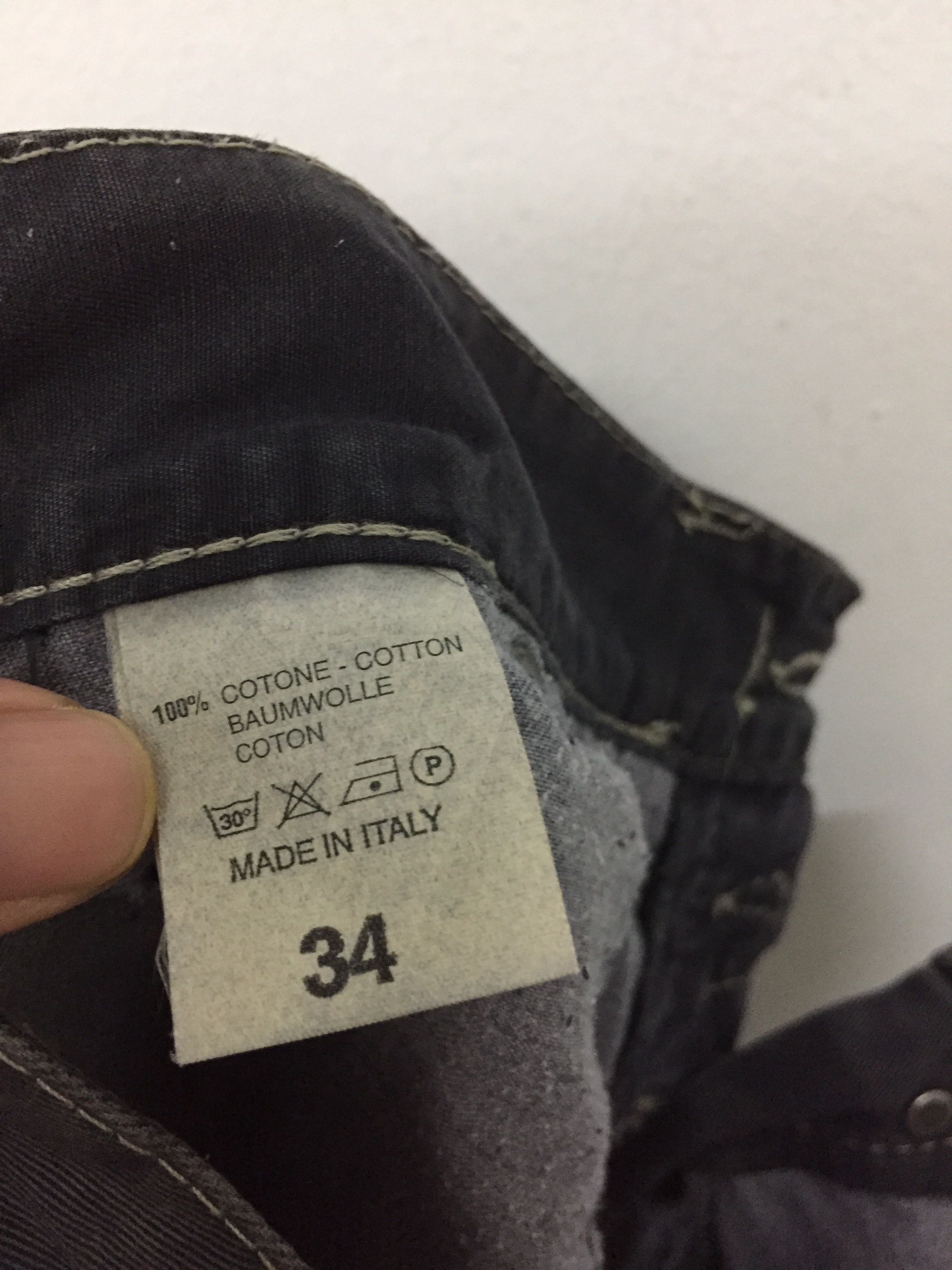 Neil Barrett SS1999 NEIL BARRETT Mud wash distressed denim Size US 33 - 17 Thumbnail