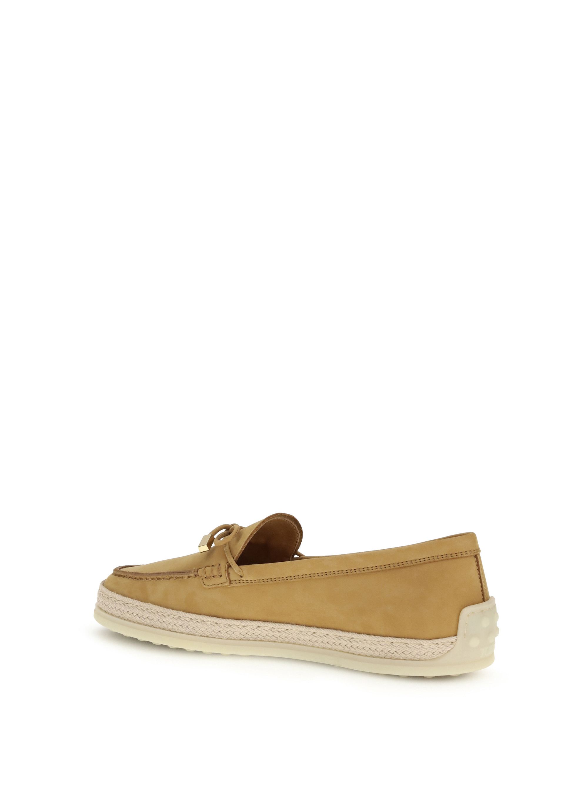 Tod's Suede and raffia Loafers Size US 8.5 / IT 38.5 - 3 Thumbnail