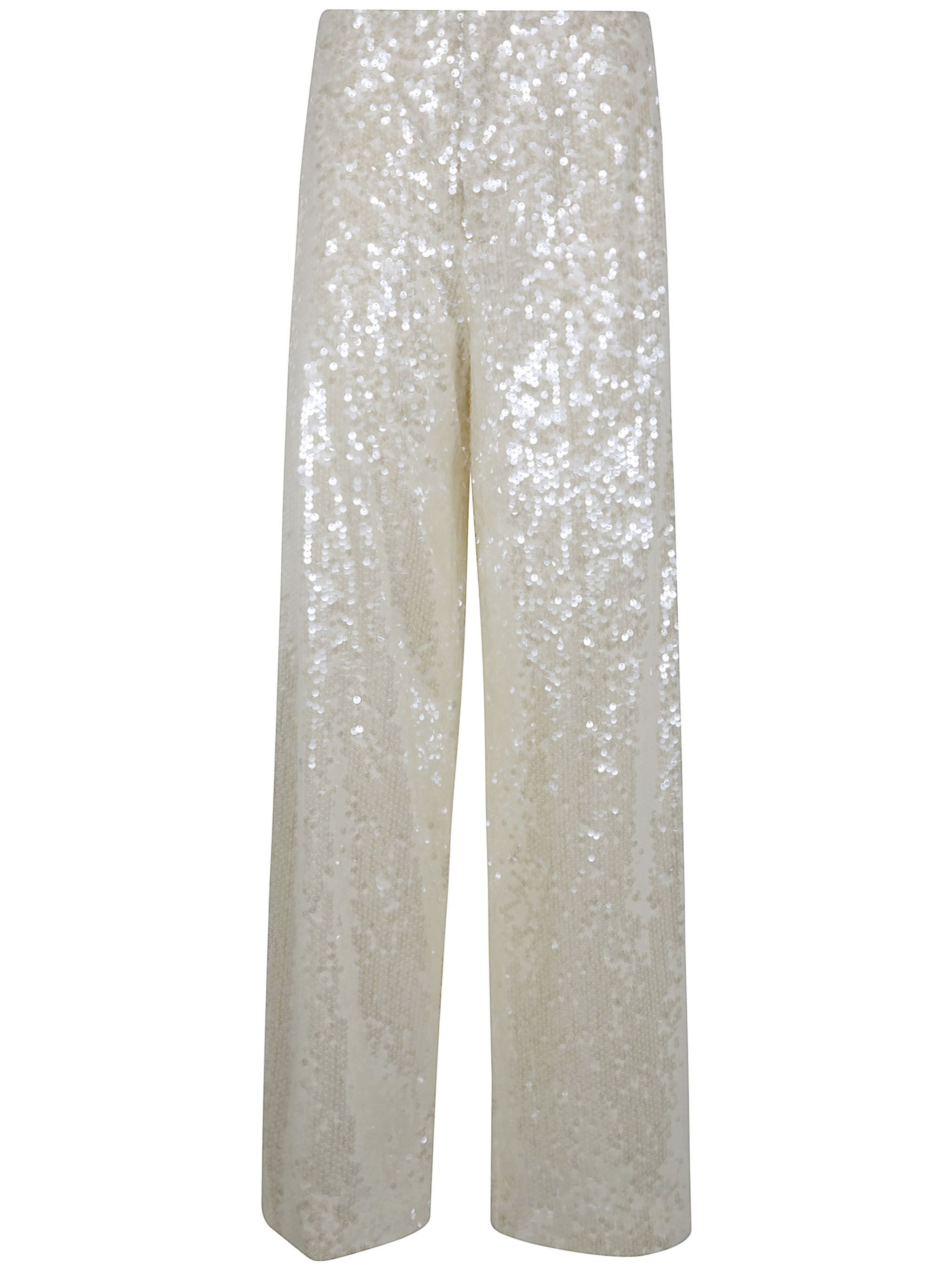 Alberta Ferretti WIDE LEG SEQUINS TROUSERS Size 28" / US 6 / IT 42 - 5 Thumbnail