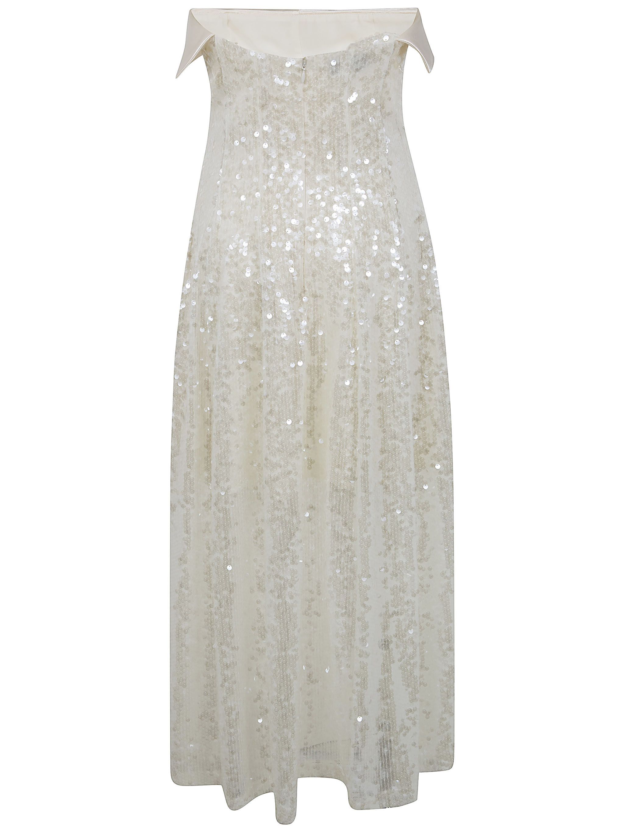 Alberta Ferretti MIDI SEQUINS DRESS Size M / US 6-8 / IT 42-44 - 2 Thumbnail