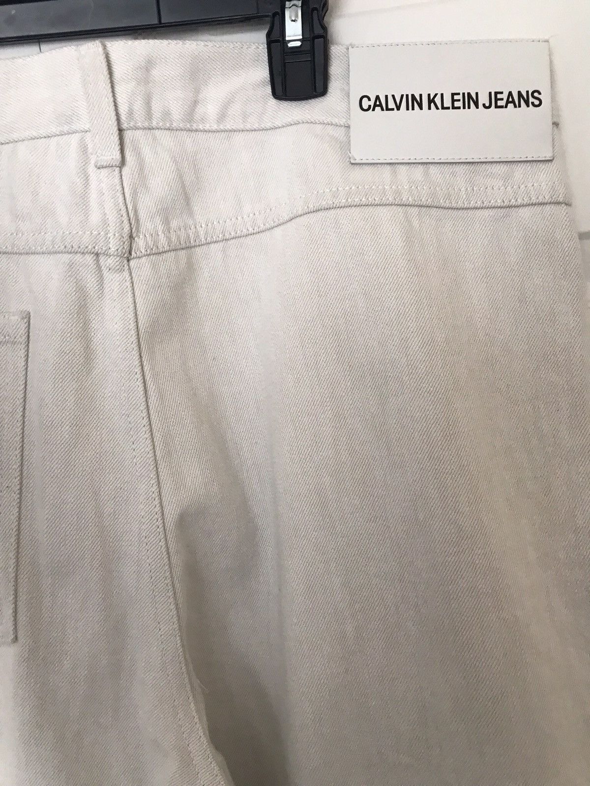 Calvin Klein 205W39NYC Calvin Klein 205W39NYC x RAF Simons Off White Wide Leg Jeans Size US 34 / EU 50 - 7 Thumbnail
