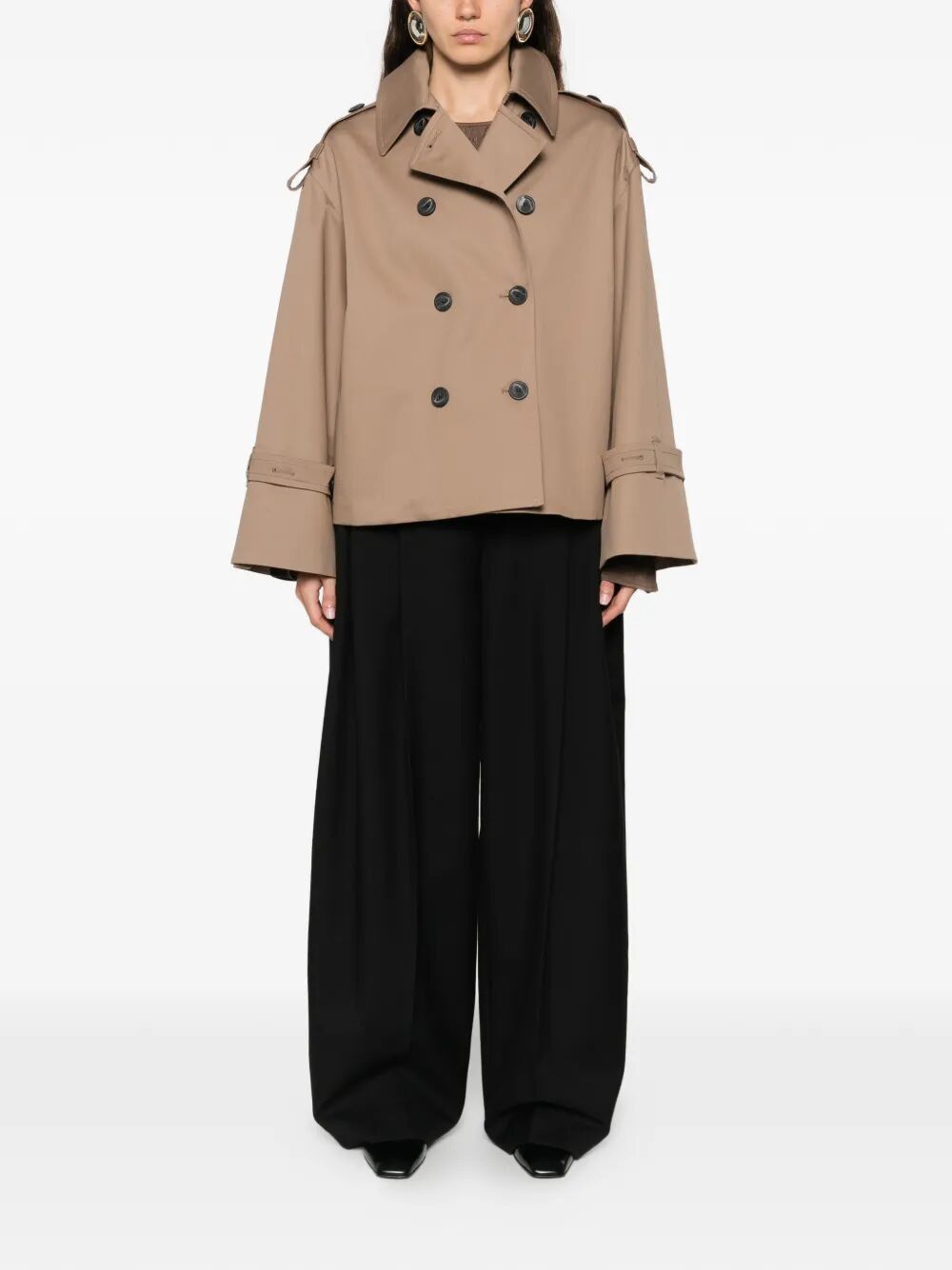 By Malene Birger "ALISANDRA" DOUBLEBREASTED COAT Size S / US 4 / IT 40 - 3 Thumbnail