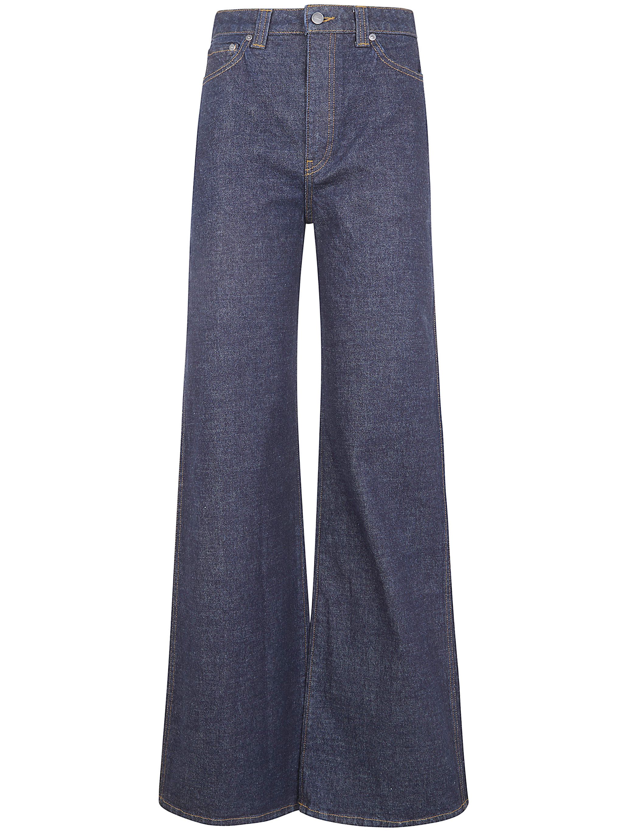 KHAITE "DANE" FLARED LEG JEANS Size 28" / US 6 / IT 42 - 6 Thumbnail
