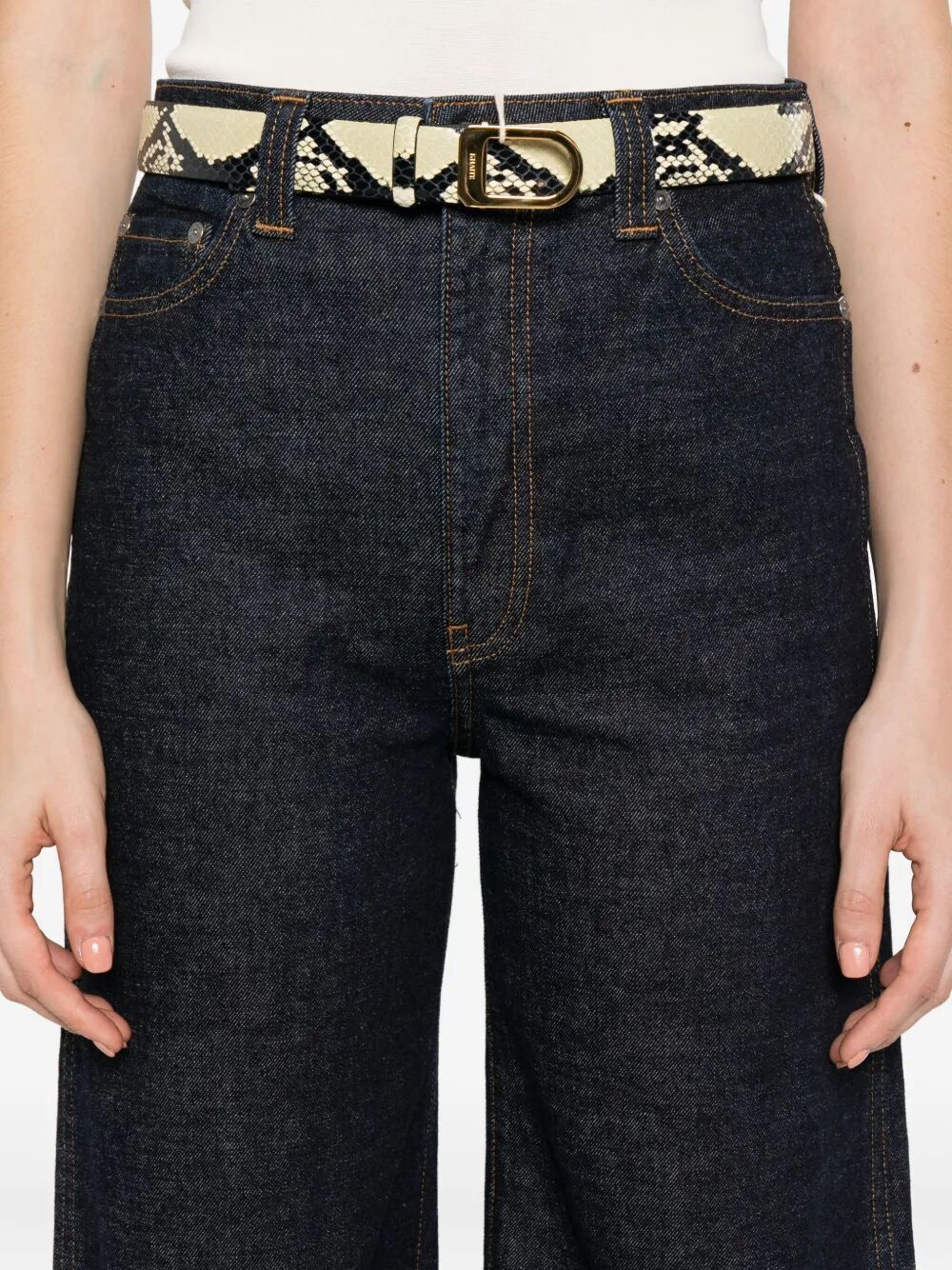 KHAITE "DANE" FLARED LEG JEANS Size 28" / US 6 / IT 42 - 3 Thumbnail