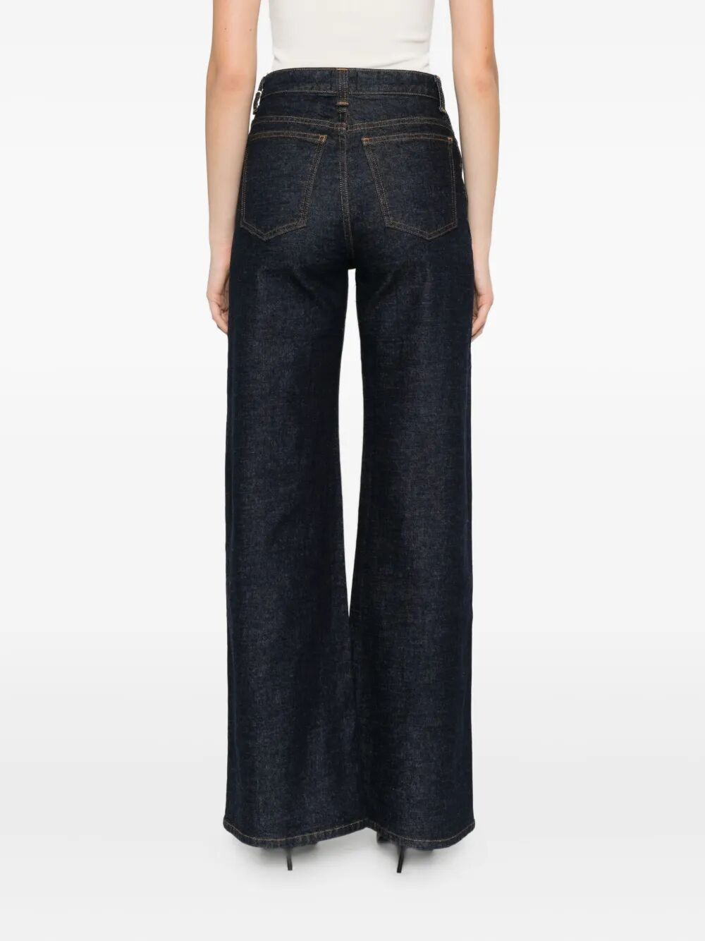KHAITE "DANE" FLARED LEG JEANS Size 28" / US 6 / IT 42 - 4 Thumbnail