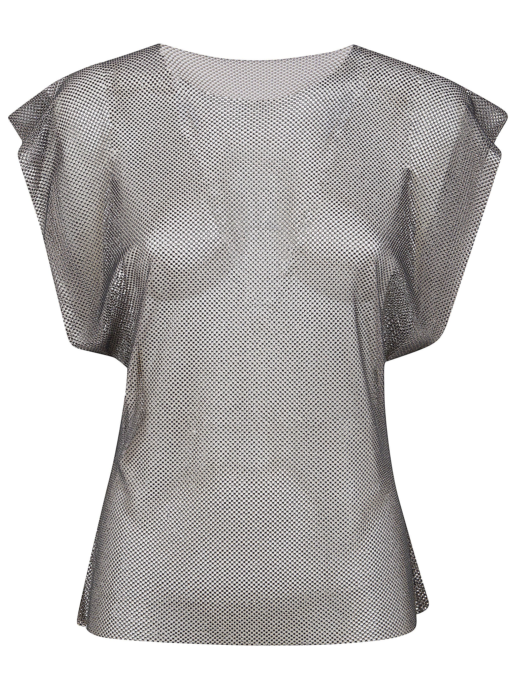 Alberta Ferretti CRYSTALS NET T-SHIRT Size S / US 4 / IT 40 - 5 Thumbnail