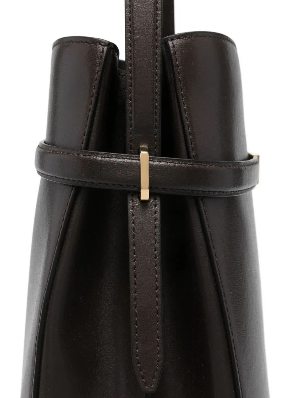 Toteme "BELTED LEATHER" BUCKET BAG Size ONE SIZE - 4 Thumbnail