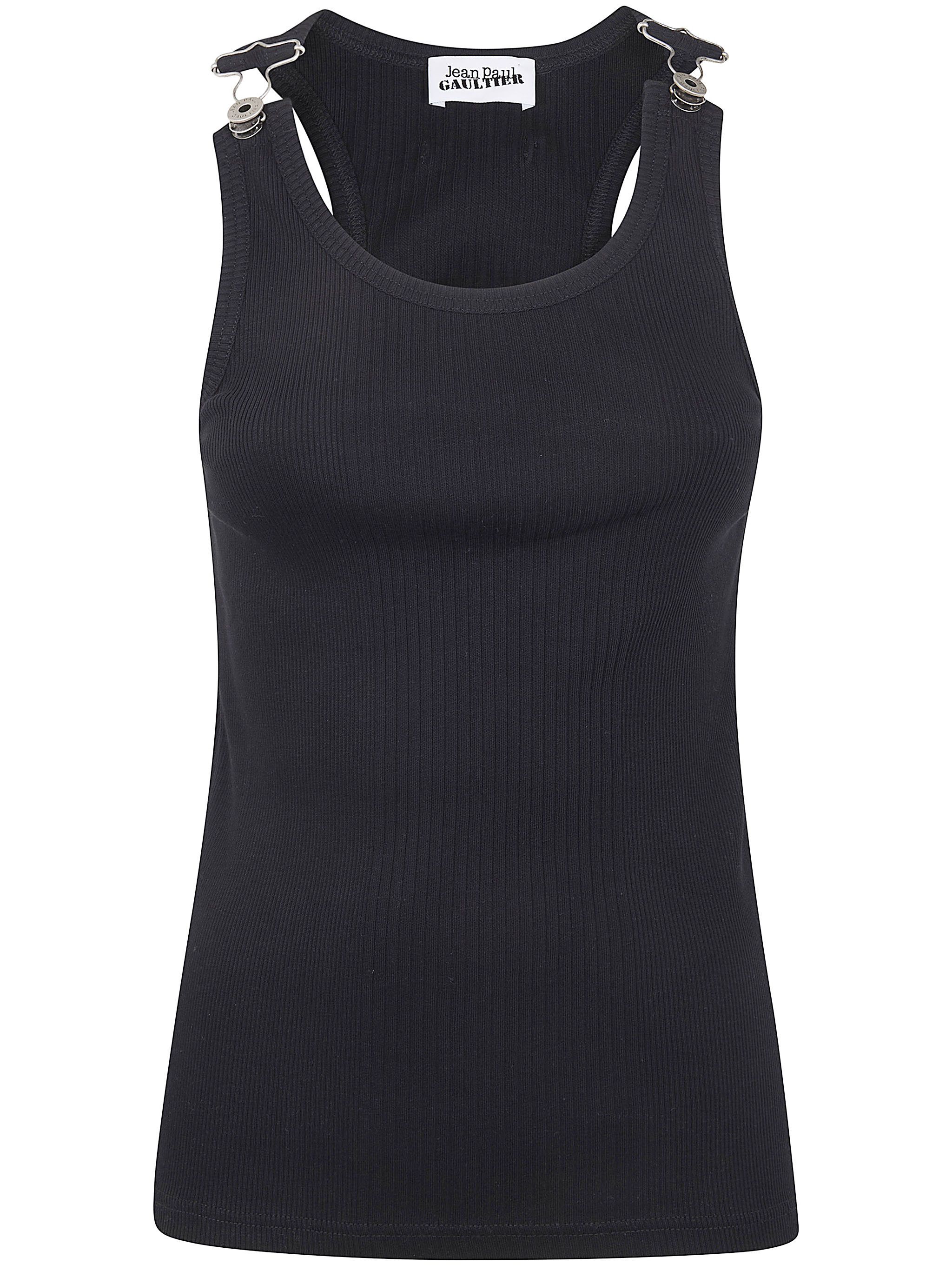 Jean Paul Gaultier TANK TOP WITH OVERALL ENGRAVED Size L / US 10 / IT 46 - 4 Thumbnail