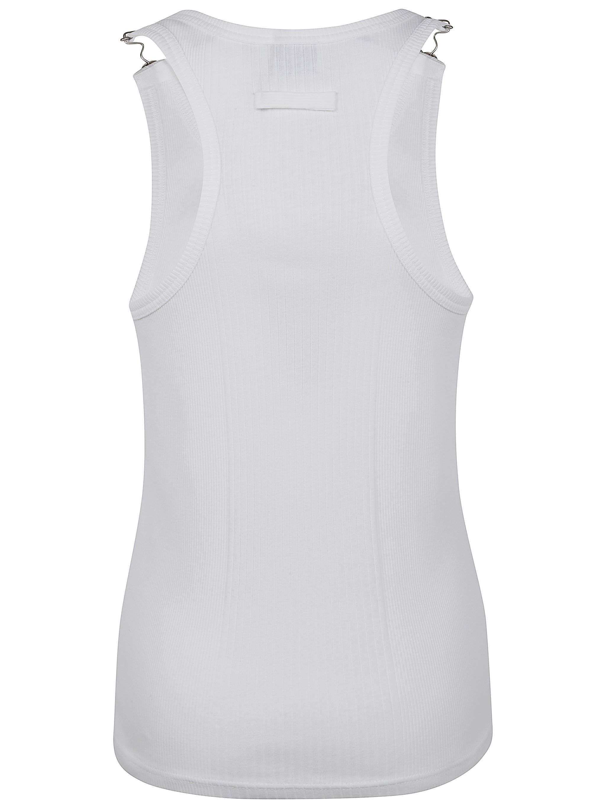 Jean Paul Gaultier TANK TOP WITH OVERALL ENGRAVED Size L / US 10 / IT 46 - 7 Thumbnail