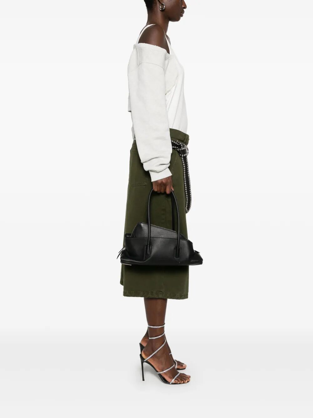 The Attico "LA PASSEGGIATA SMALL" TOP HANDLE BAG Size ONE SIZE - 5 Thumbnail